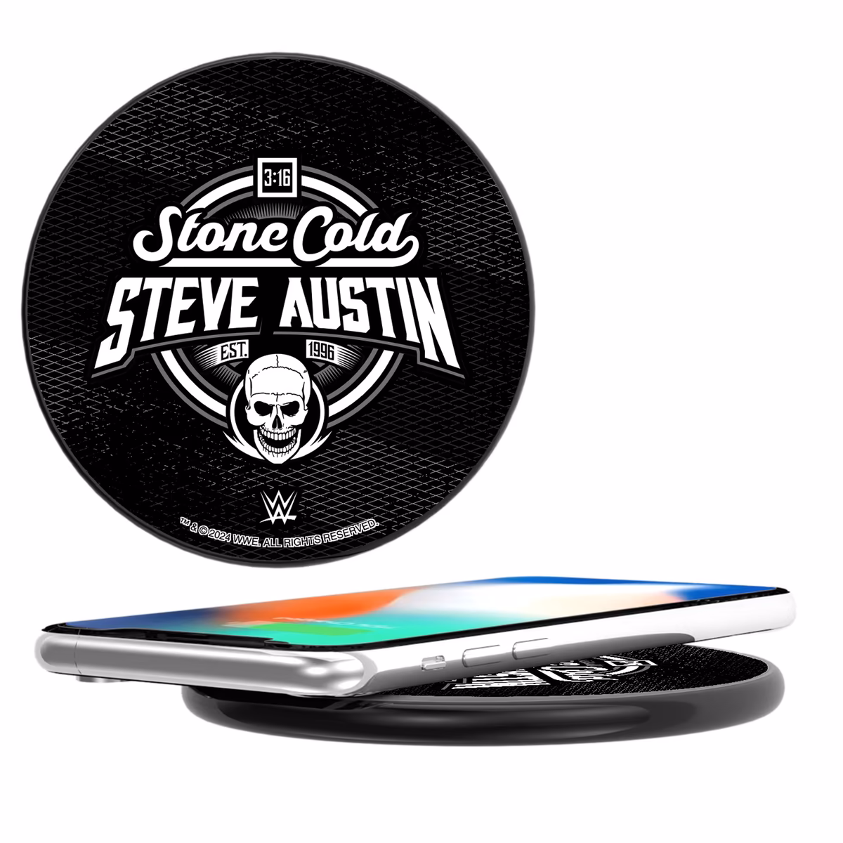 Keyscaper  "Stone Cold" Steve Austin 15 Watt Wireless Induction Charger
