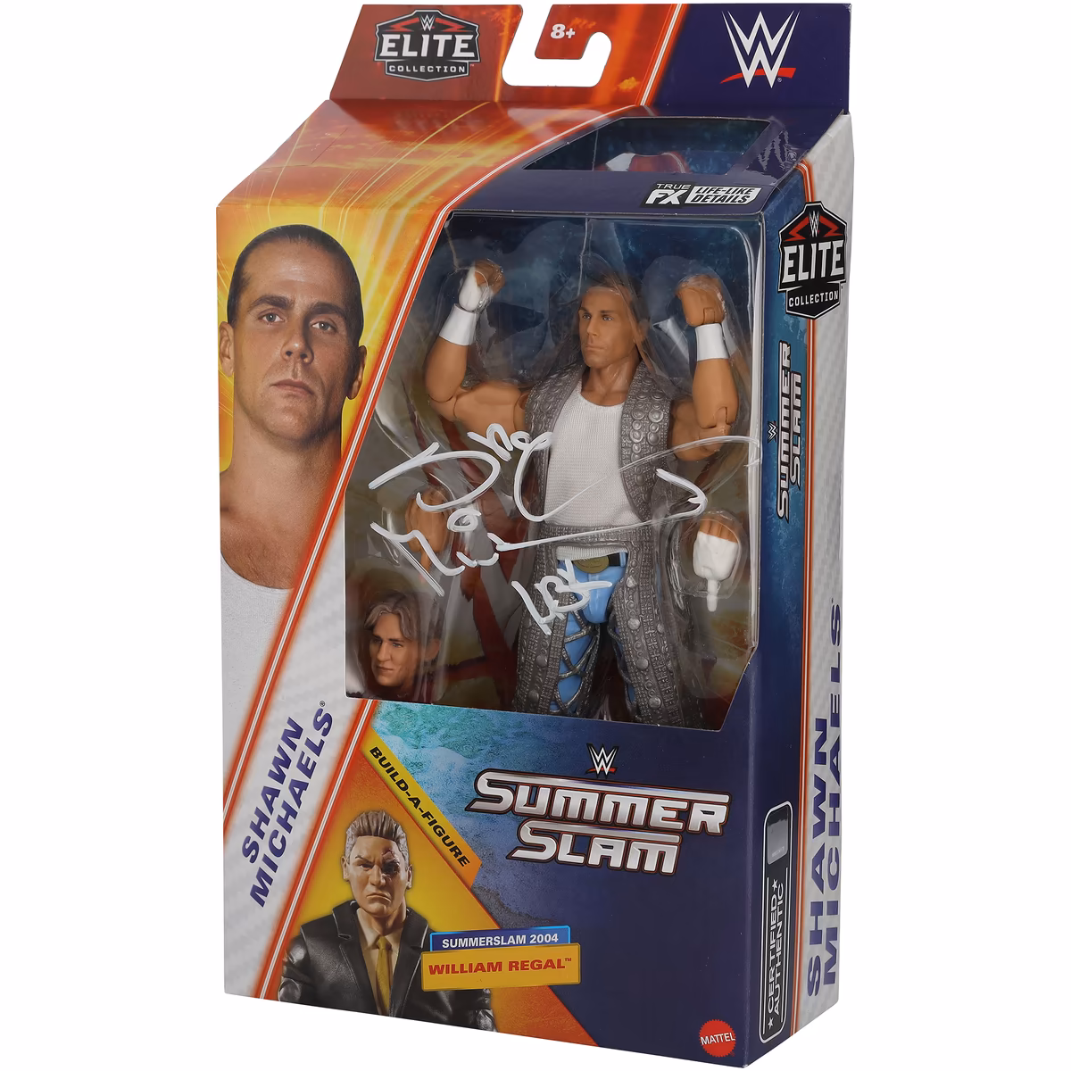 Shawn Michaels WWE Autographed 2025 SummerSlam Mattel Elite Collection Action Figure