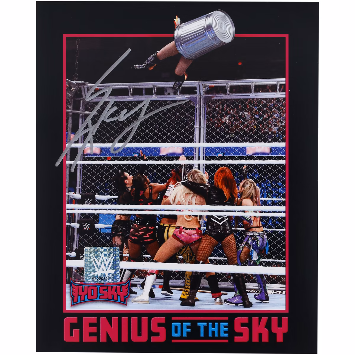 IYO SKY WWE Autographed 8" x 10" Survivor Series Genius of the Sky Photograph