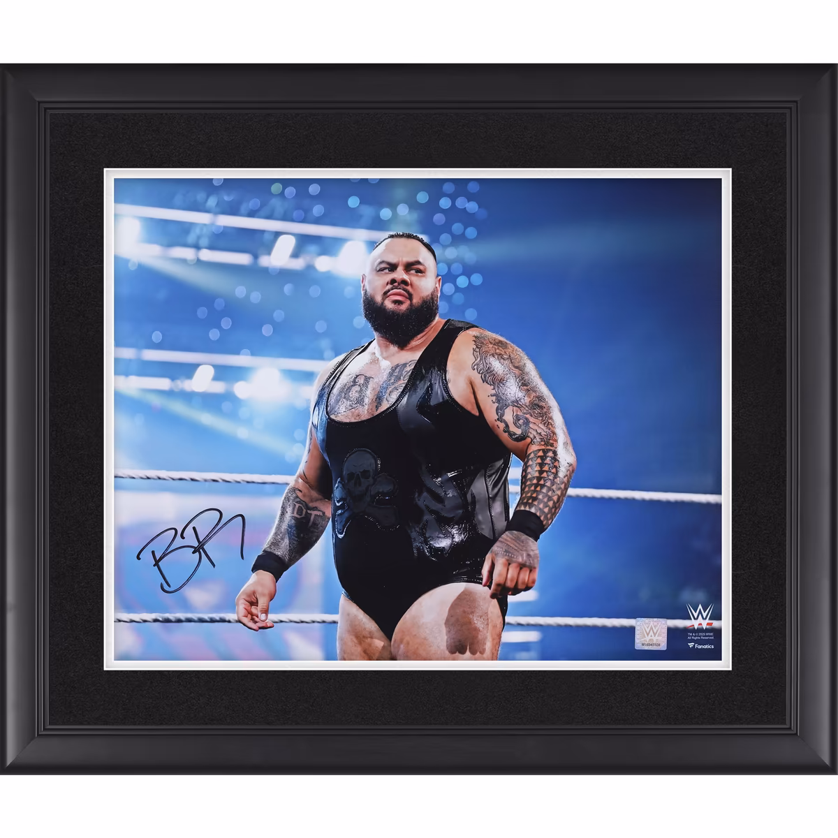 Bronson Reed WWE Autographed Framed 16" x 20" Standing In-Ring Photograph