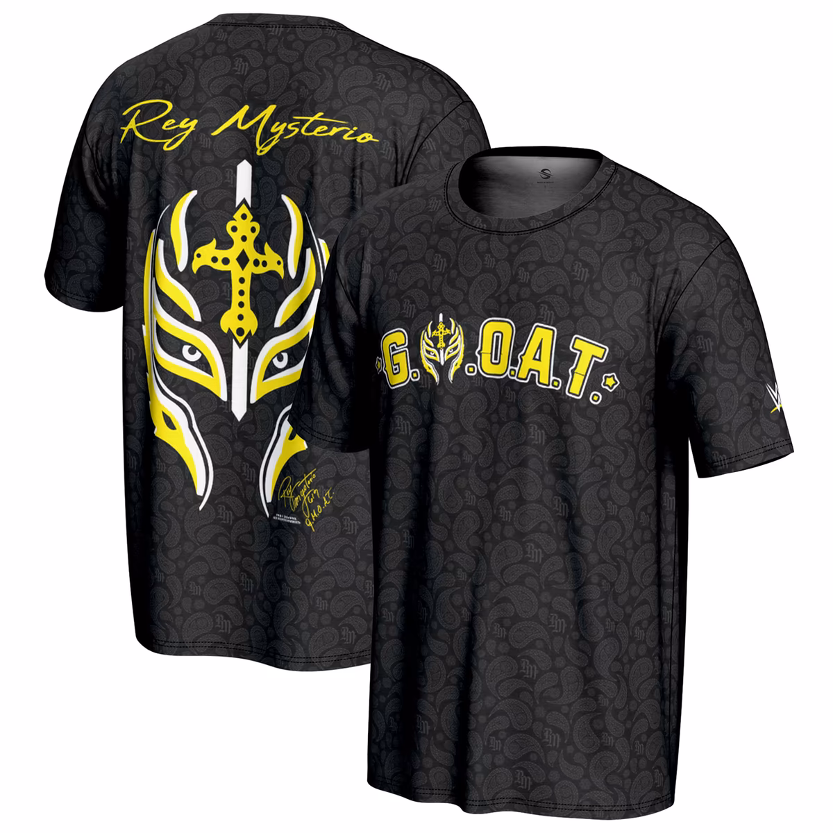 Men's ProSphere Black Rey Mysterio G.O.A.T. T-Shirt 2 Men's ProSphere Black Rey Mysterio G.O.A.T. T-Shirt