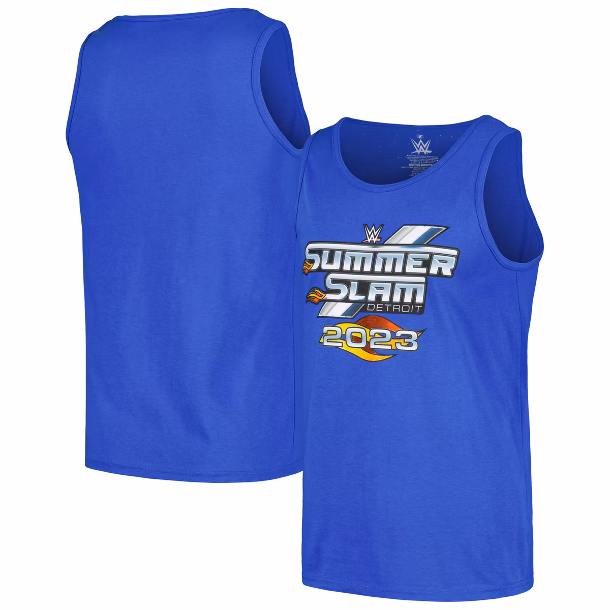 Men's Ripple Junction Royal SummerSlam 2023 Logo Tank Top 1 Men's Ripple Junction Royal SummerSlam 2023 Logo Tank Top