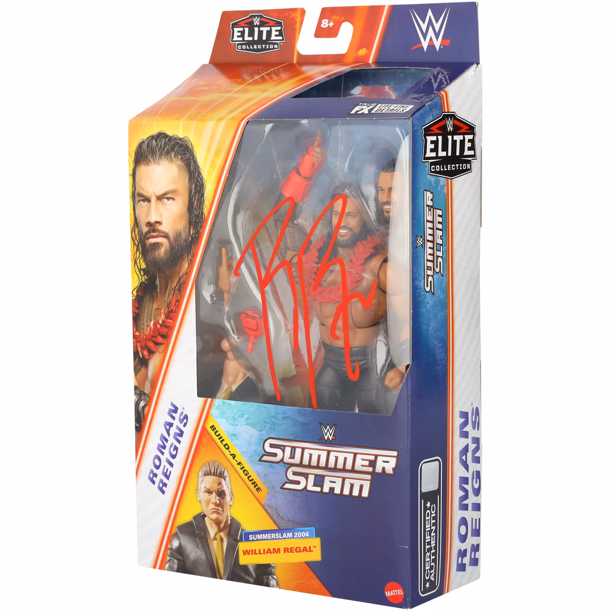 Roman Reigns WWE Autographed Mattel Elite Collection 2025 SummerSlam Action Figure 10 Roman Reigns WWE Autographed Mattel Elite Collection 2025 SummerSlam Action Figure