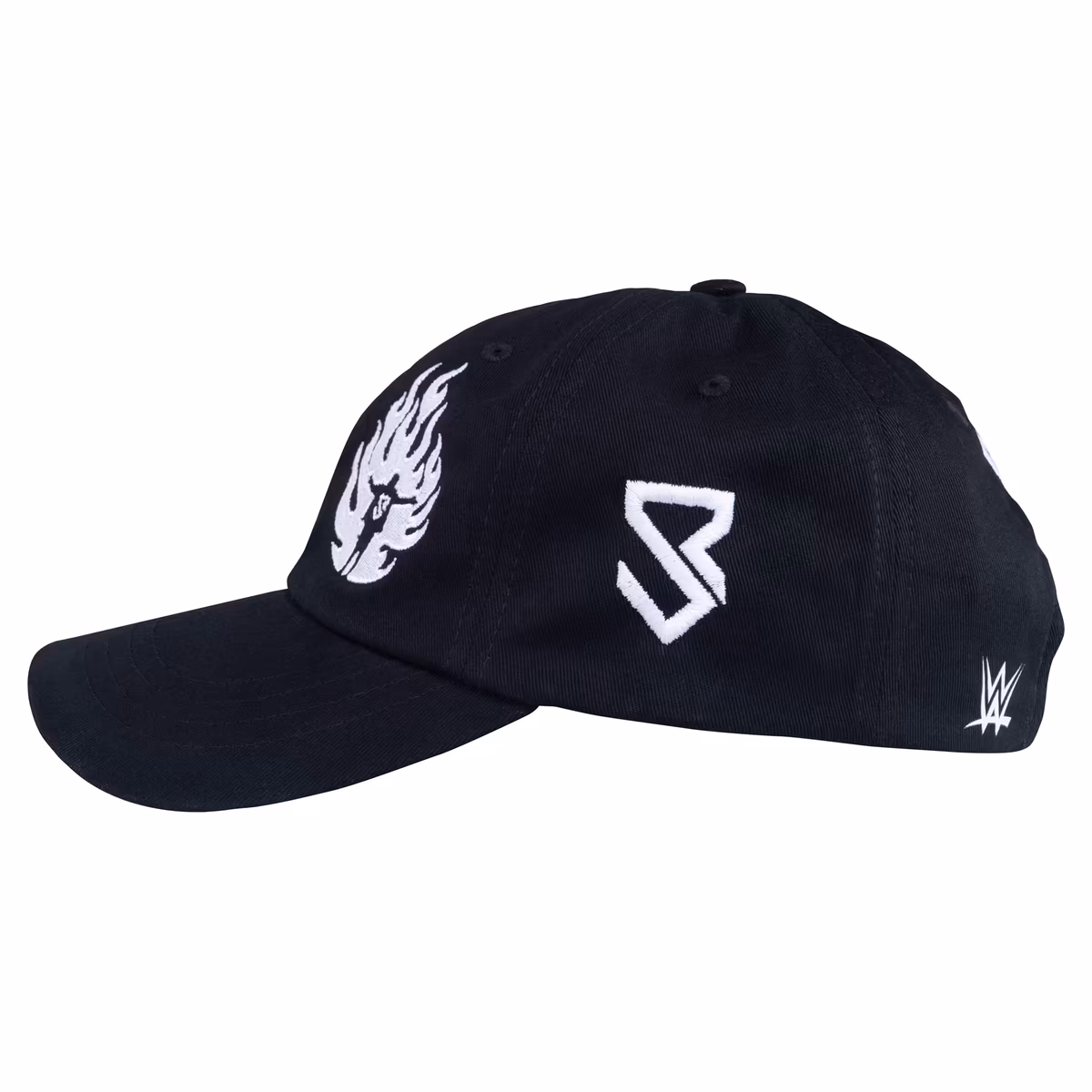 Men's Black Seth Rollins Flame Logo Adjustable Hat 4 Men's Black Seth Rollins Flame Logo Adjustable Hat
