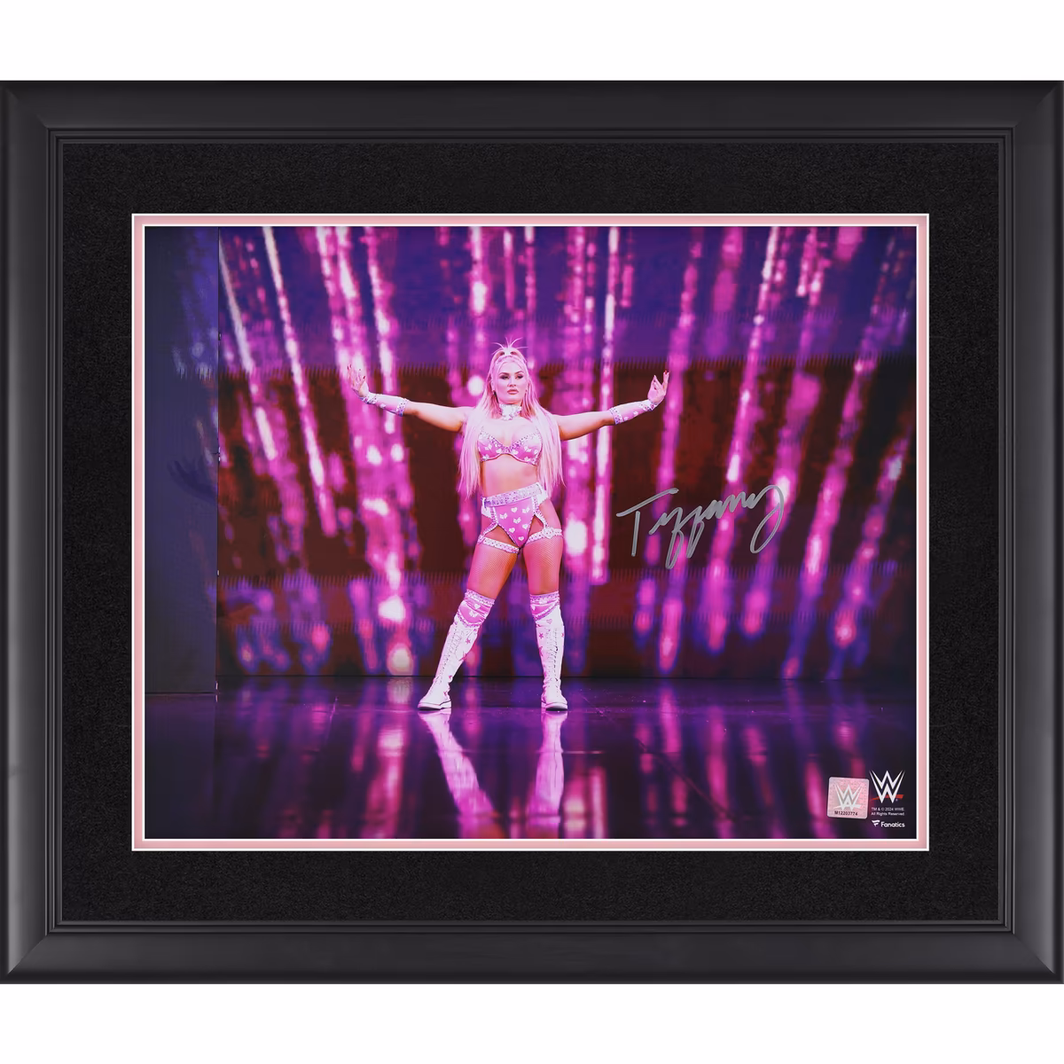 Tiffany Stratton WWE Framed Autographed 16'' x 20'' Entrance Photograph 6 Tiffany Stratton WWE Framed Autographed 16'' x 20'' Entrance Photograph
