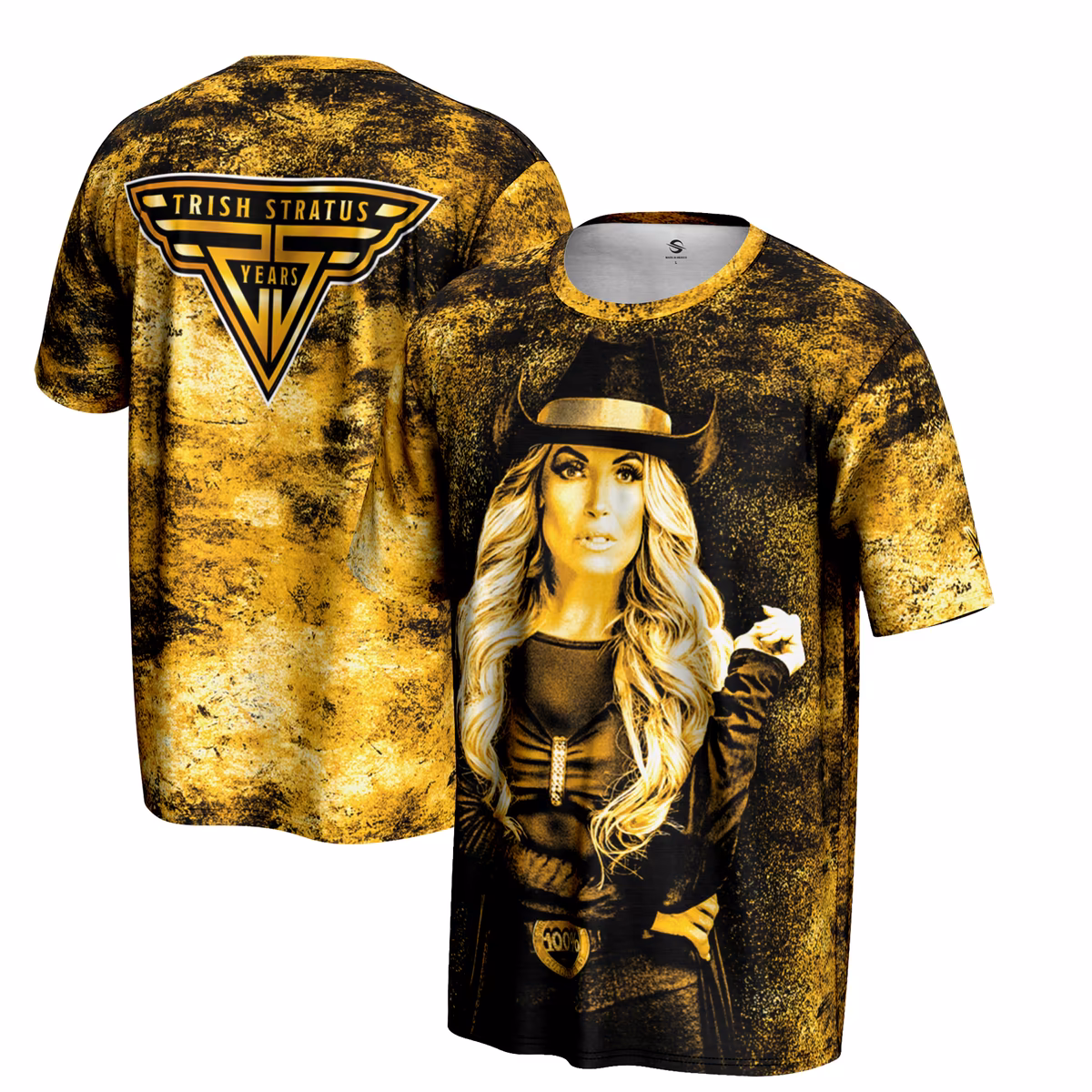 Youth ProSphere Gold Trish Stratus 25 Years T-Shirt 2 Youth ProSphere Gold Trish Stratus 25 Years T-Shirt