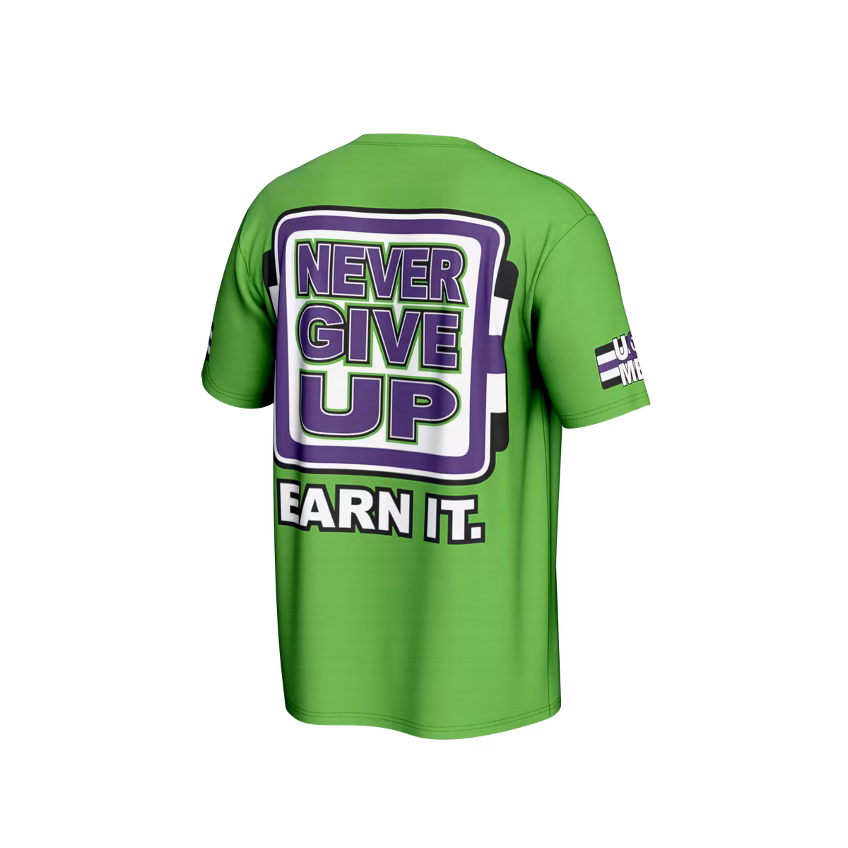 Men's ProSphere Green John Cena Retro T-Shirt 4 Men's ProSphere Green John Cena Retro T-Shirt
