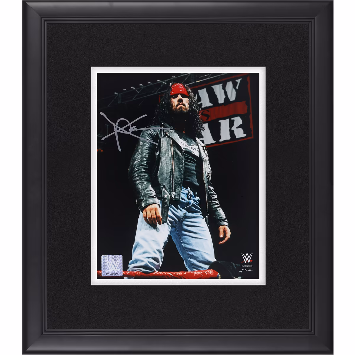 X-Pac WWE Autographed Framed 8" x 10" Standing On The Ropes Photograph