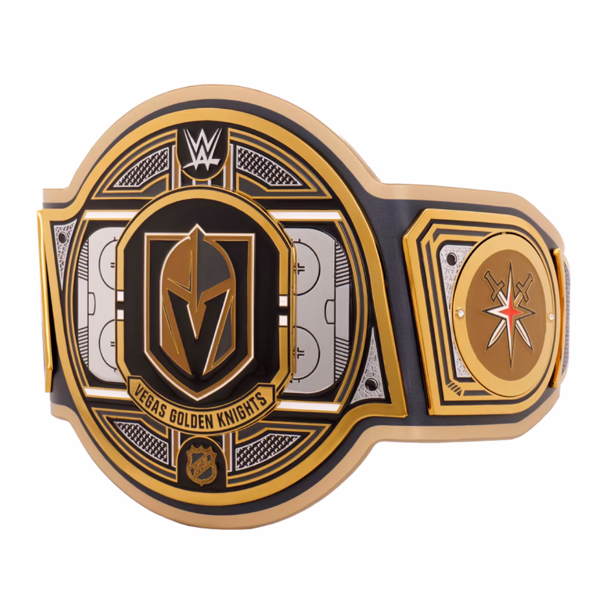 Vegas Golden Knights WWE Legacy Title Belt 3 Vegas Golden Knights WWE Legacy Title Belt