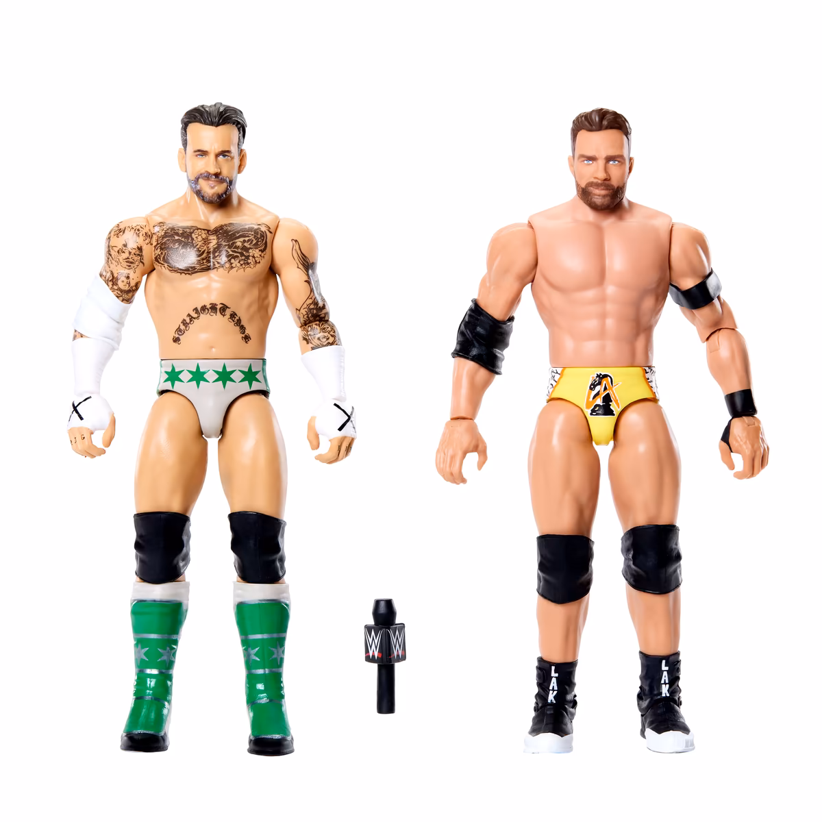 CM Punk vs. LA Knight WWE Mattel Championship Showdown Series 29 Two-Pack Action Figure 4 CM Punk vs. LA Knight WWE Mattel Championship Showdown Series 29 Two-Pack Action Figure