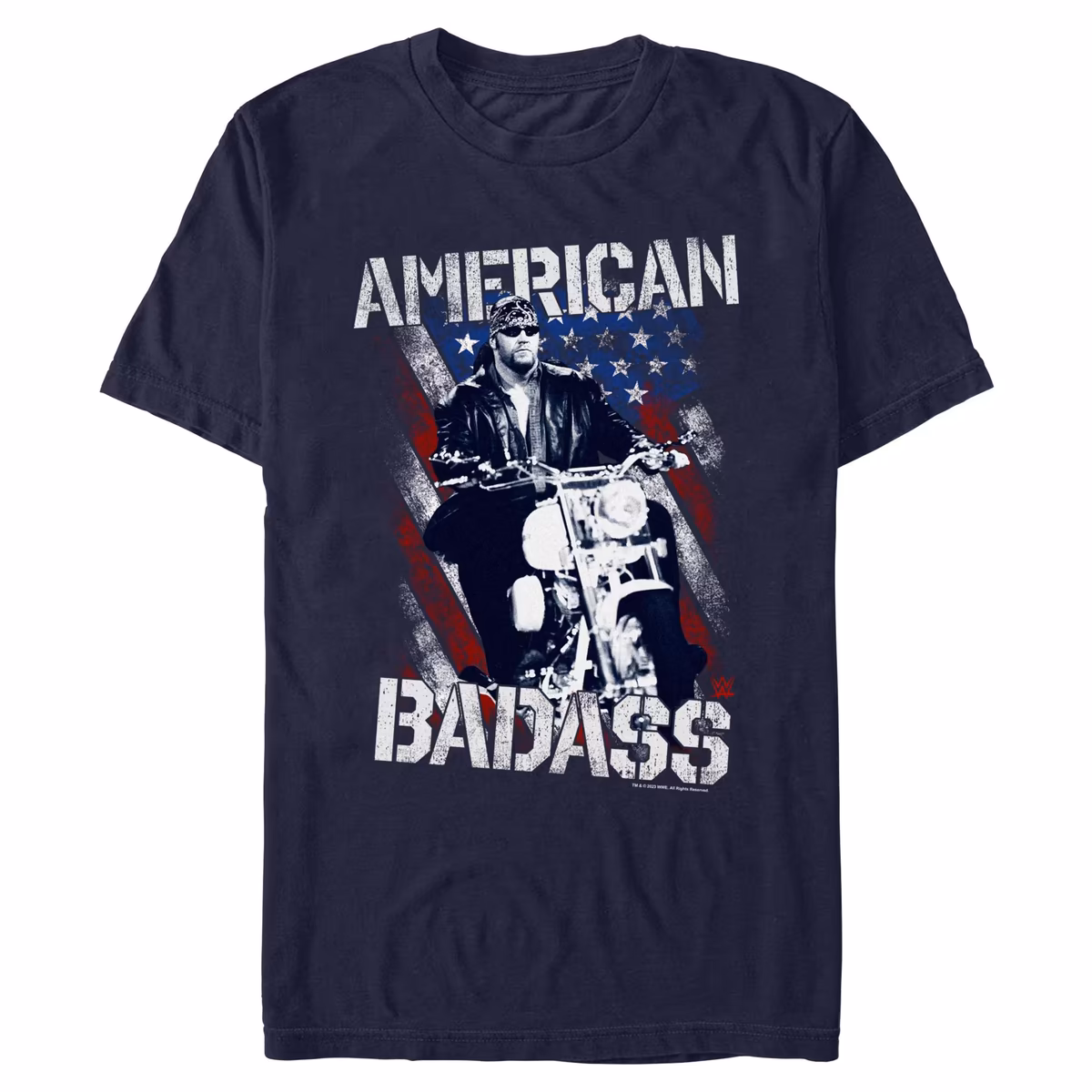 Men's Navy The Undertaker American Badass T-Shirt