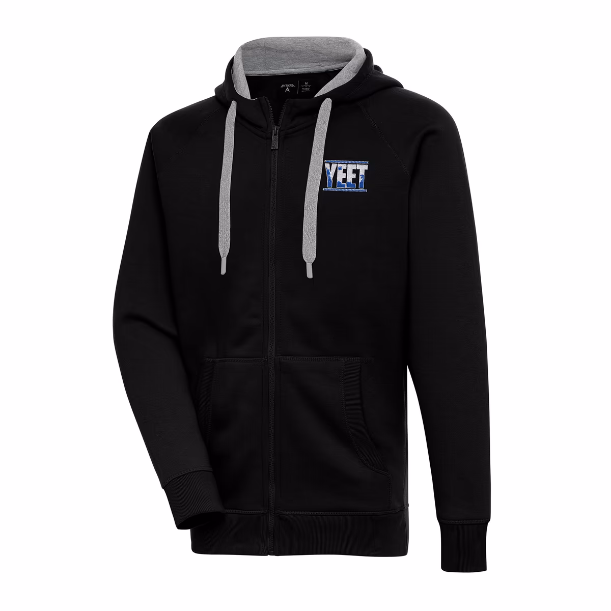Men's Antigua Black Jey Uso Victory Full-Zip Hoodie 3 Men's Antigua Black Jey Uso Victory Full-Zip Hoodie