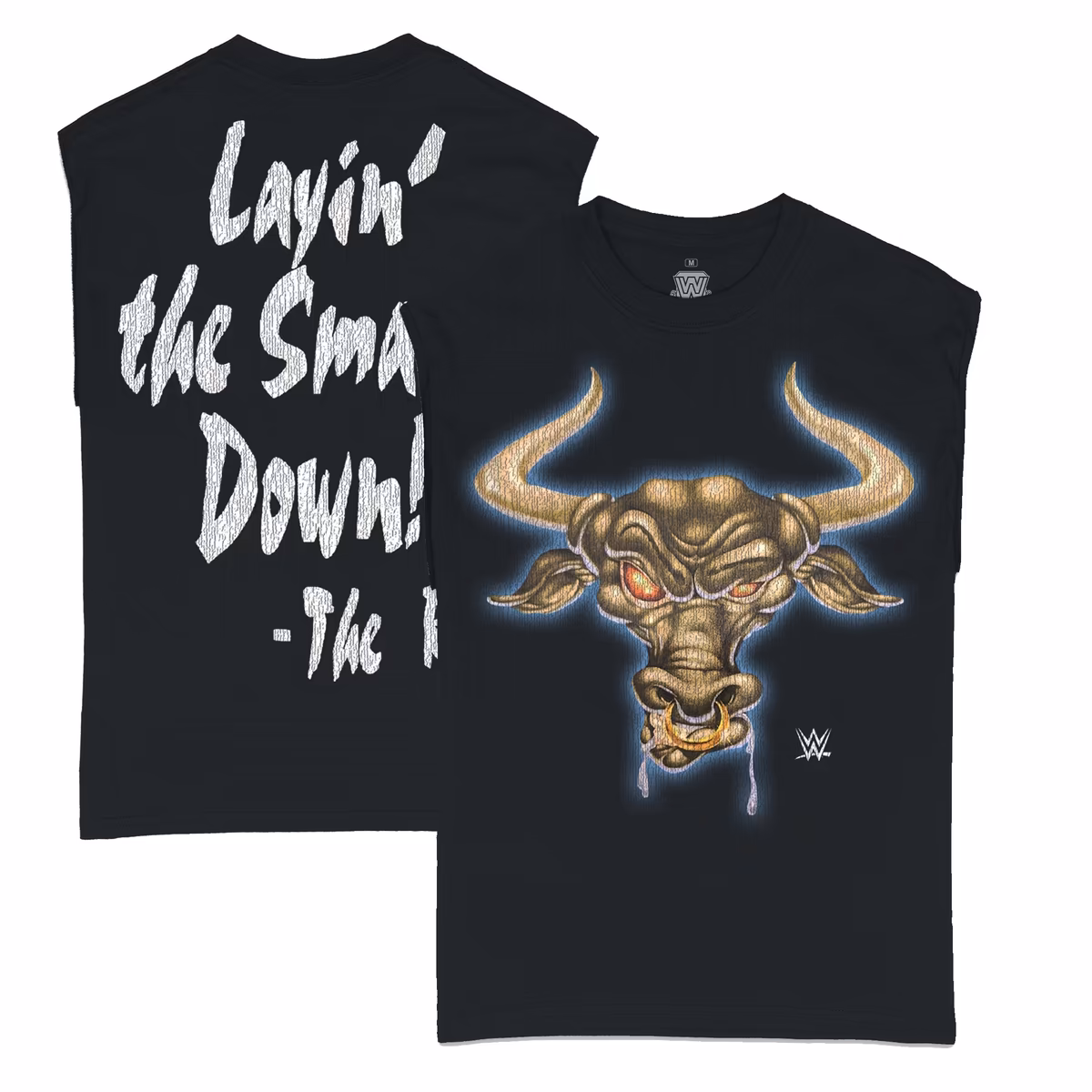 Men's Ripple Junction Black The Rock Layin' The Smack Down Muscle T-Shirt