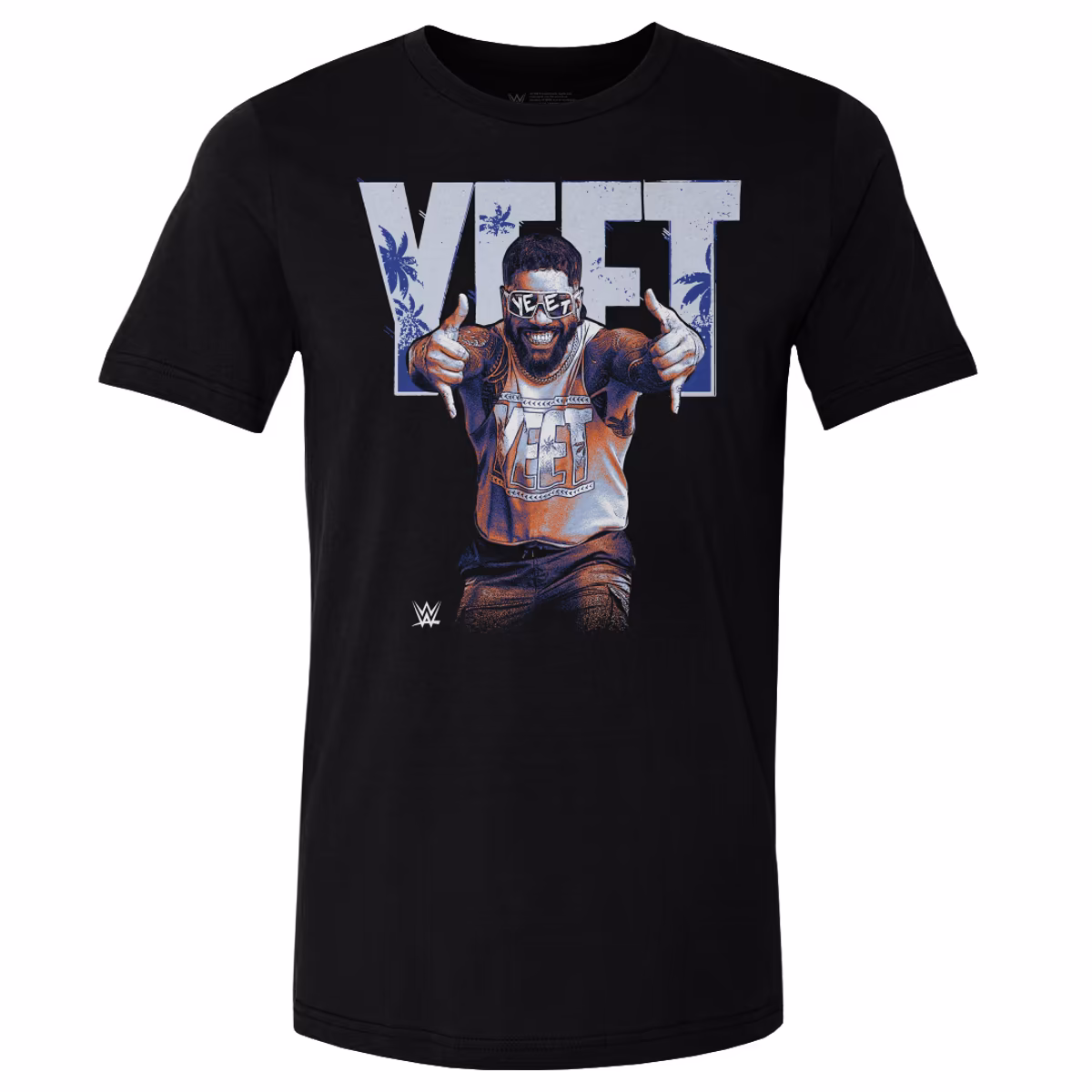 Men's 500 Level Black Jey Uso Yeet Pose T-Shirt