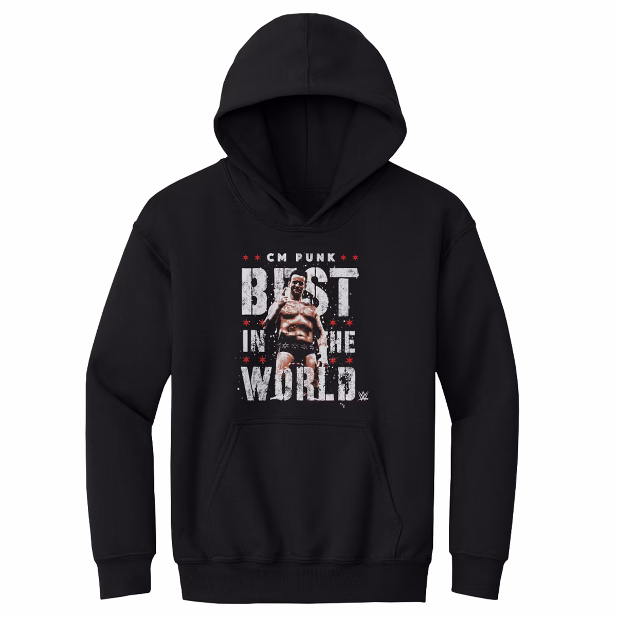 Youth 500 Level Black CM Punk Hoodie 1 Youth 500 Level Black CM Punk Hoodie