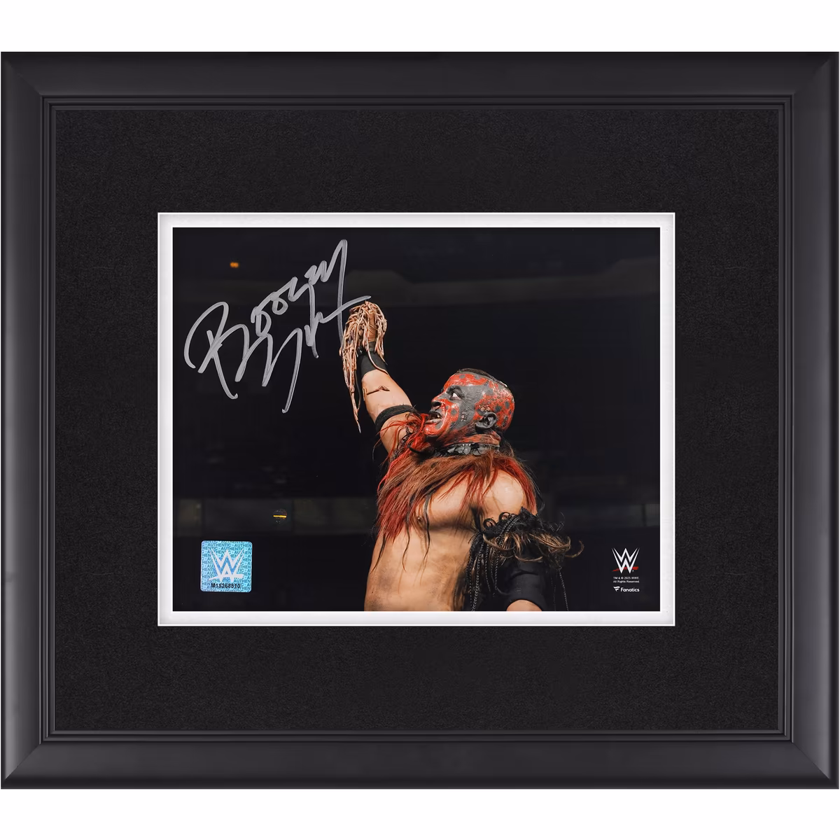 The Boogeyman WWE Autographed Framed 8" x 10" In-Ring with Worms Photograph