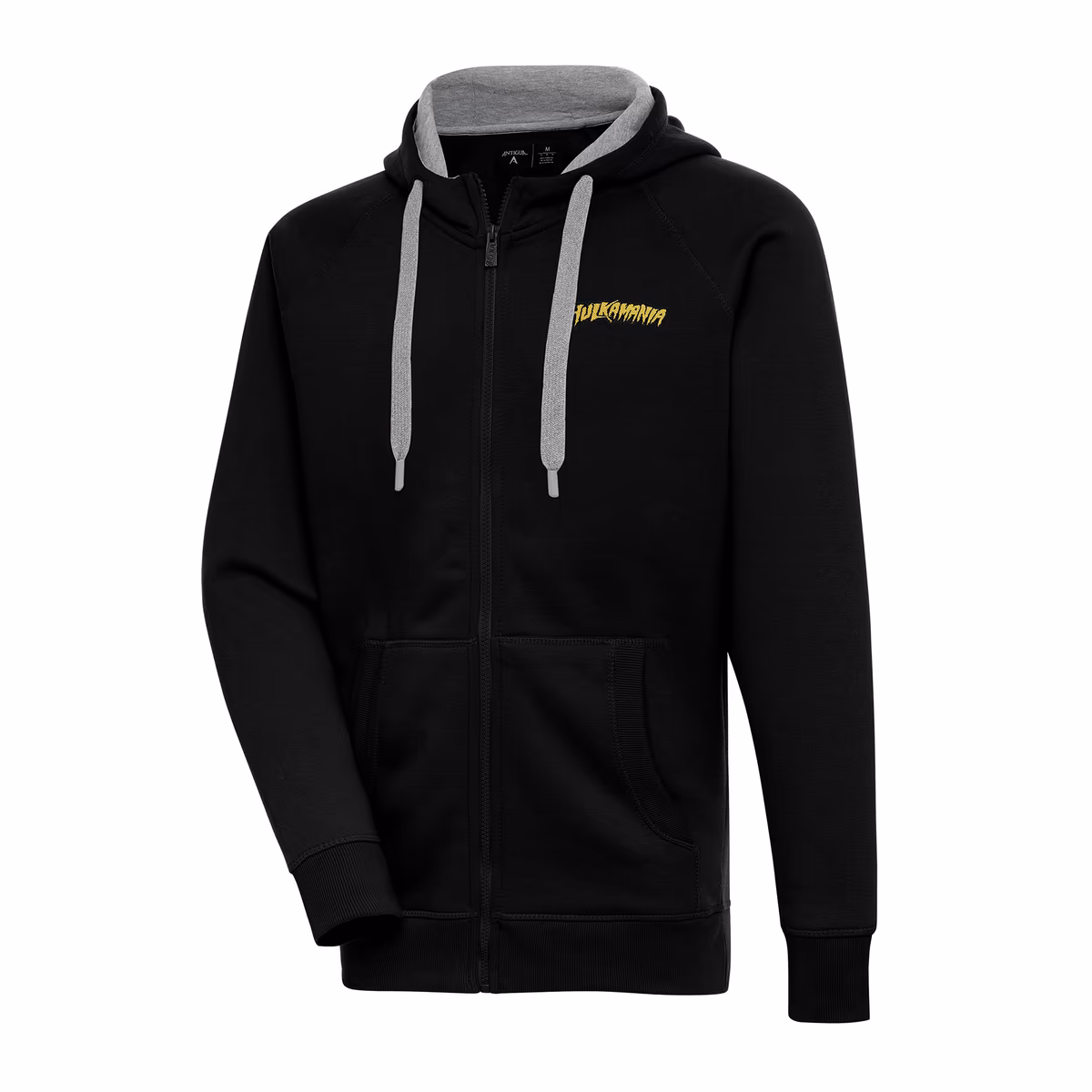 Men's Antigua Black Hulk Hogan Victory Full-Zip Hoodie 4 Men's Antigua Black Hulk Hogan Victory Full-Zip Hoodie