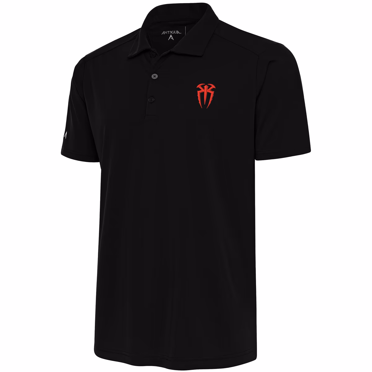Men's Antigua  Black Roman Reigns Tribute Polo