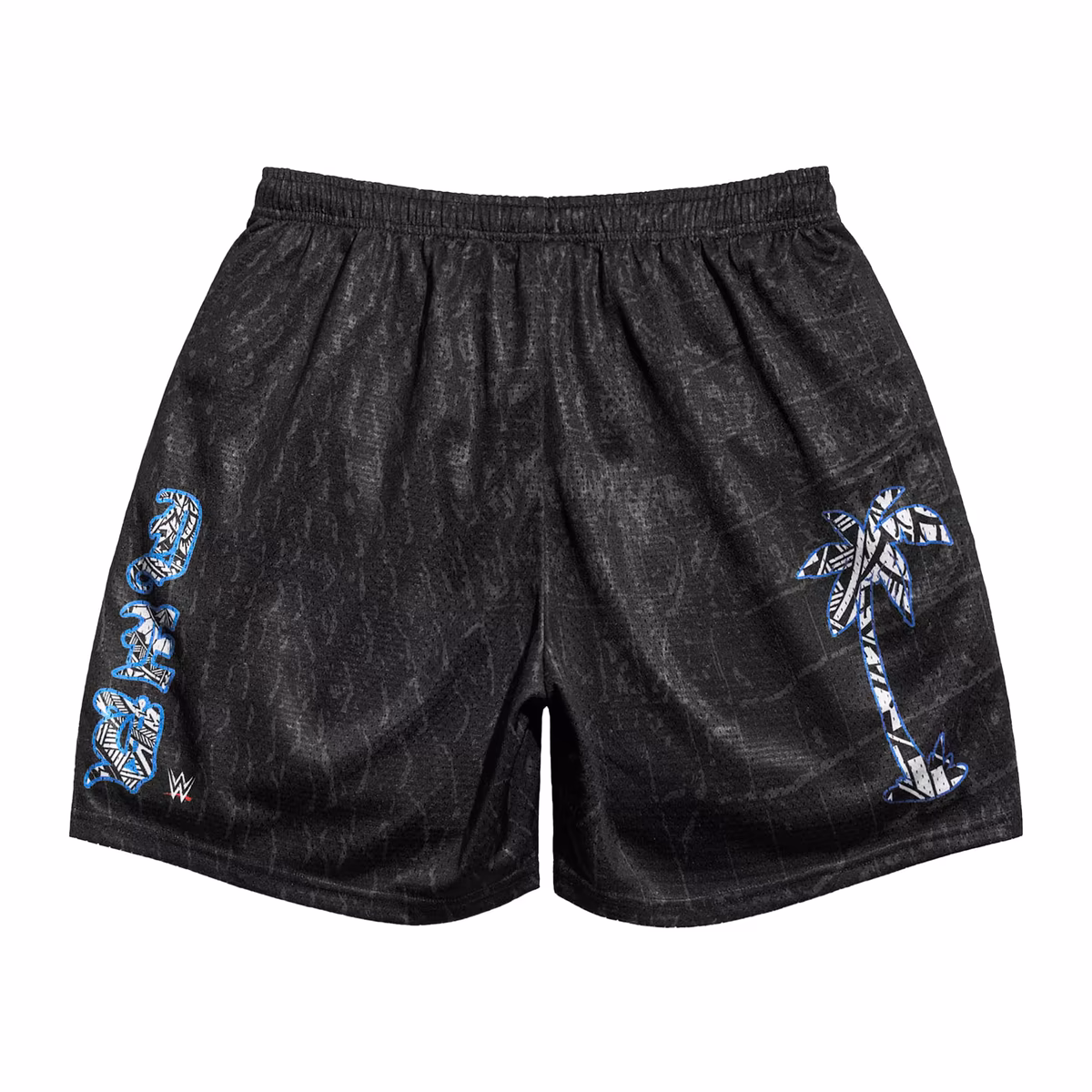 Men's Chalk Line Black Jey Uso Tribal Yeet Retro Shorts 4 Men's Chalk Line Black Jey Uso Tribal Yeet Retro Shorts