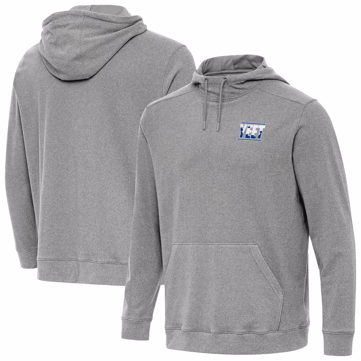 Men's Antigua Heather Charcoal Jey Uso Cloud Hoodie 8 Men's Antigua Heather Charcoal Jey Uso Cloud Hoodie