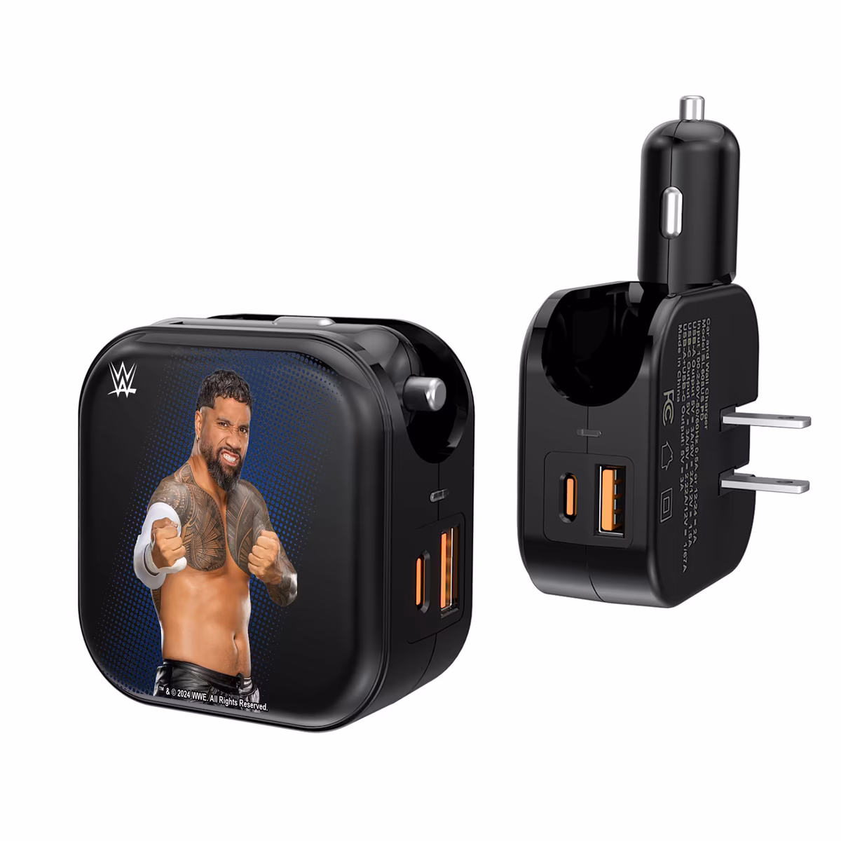 Keyscaper  Jey Uso 2-in-1 USB A/C Charger
