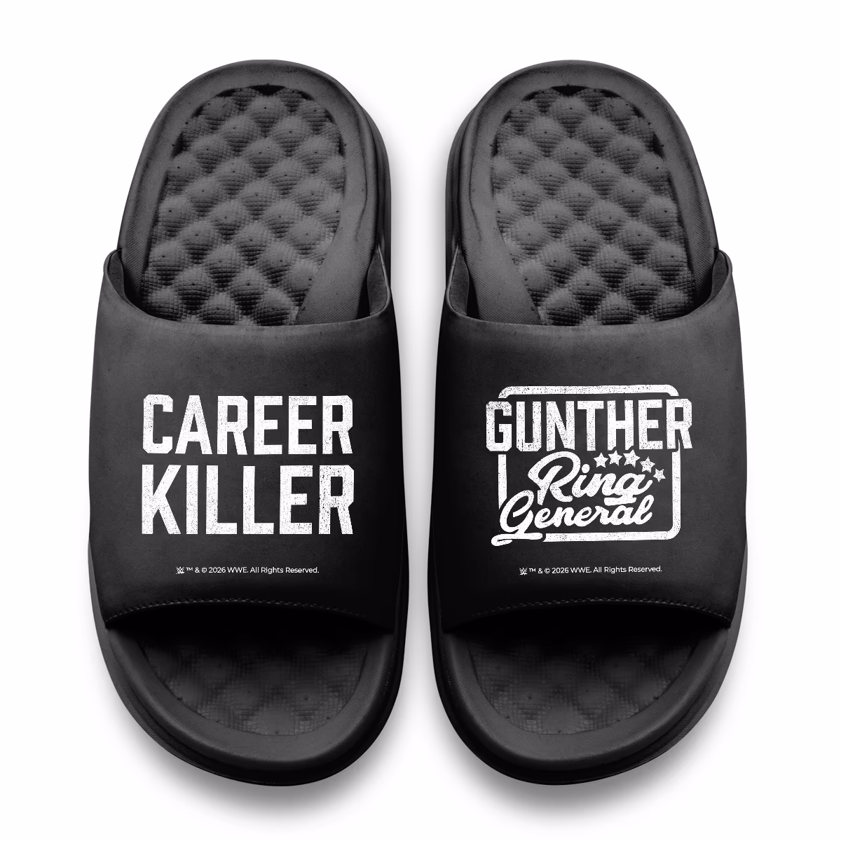 Unisex ISlide Black Gunther Career Killer Motive Slide Sandals