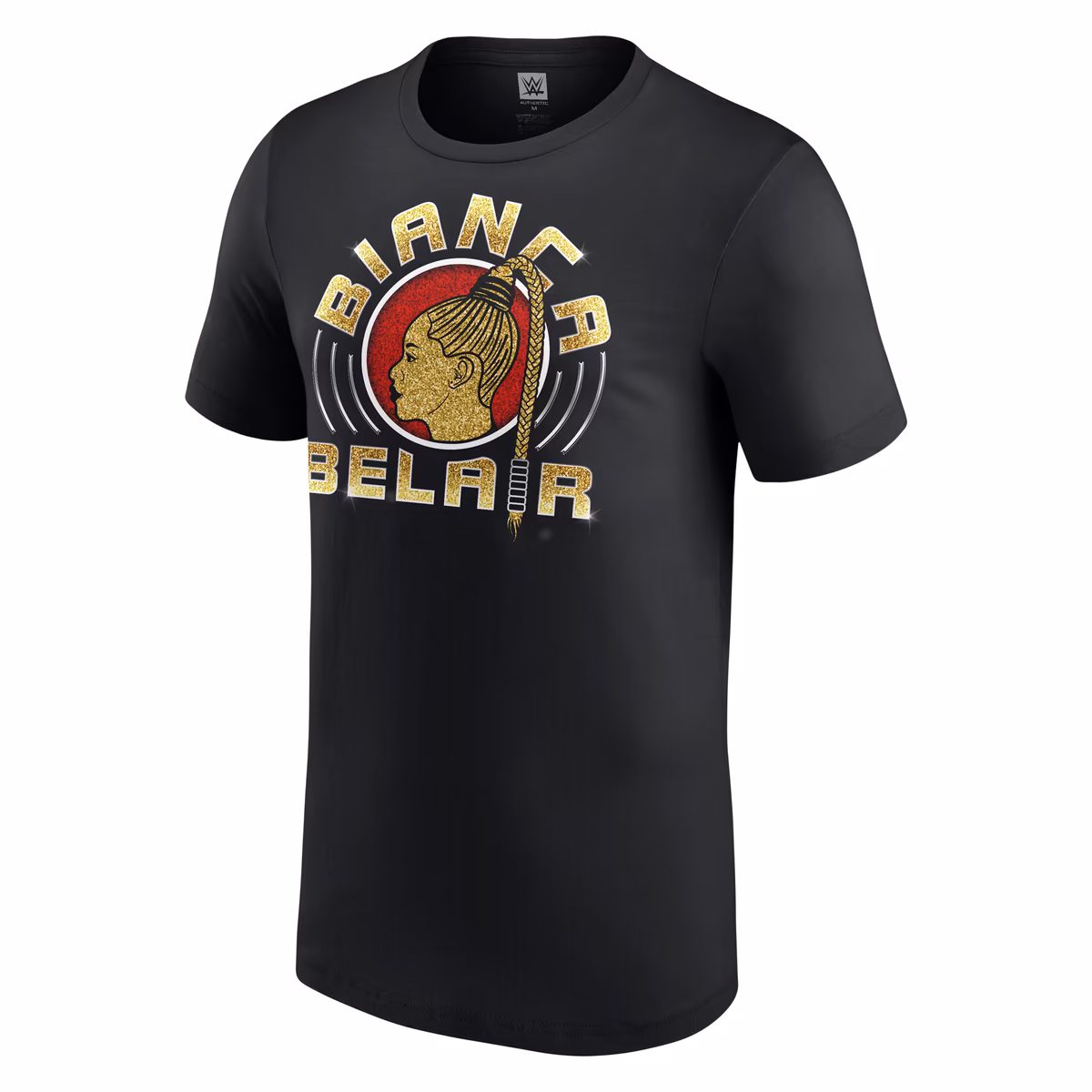 Men's Black Bianca Belair NXT Debut Authentic T-Shirt 3 Men's Black Bianca Belair NXT Debut Authentic T-Shirt