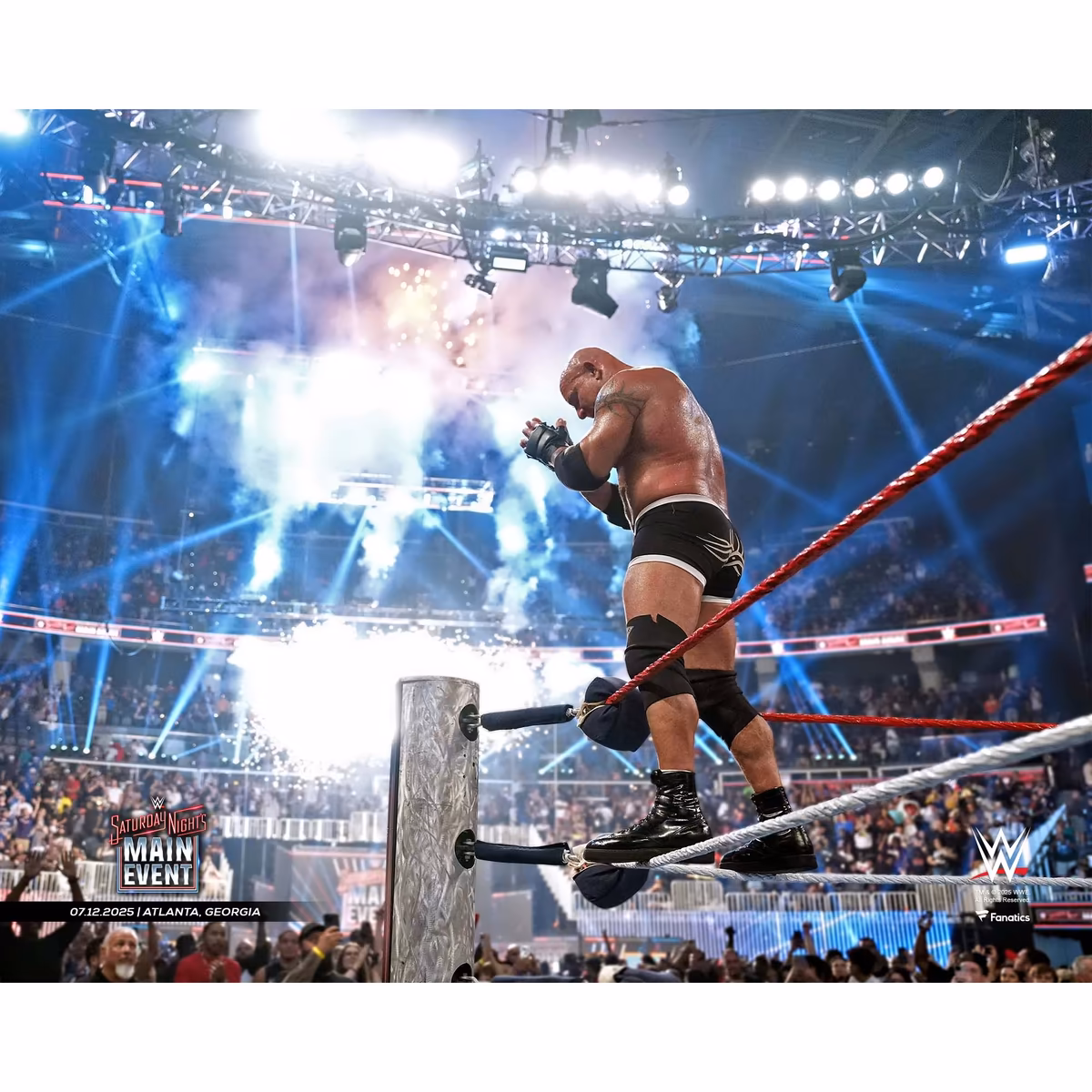 Goldberg WWE Unsigned Final Match Photograph