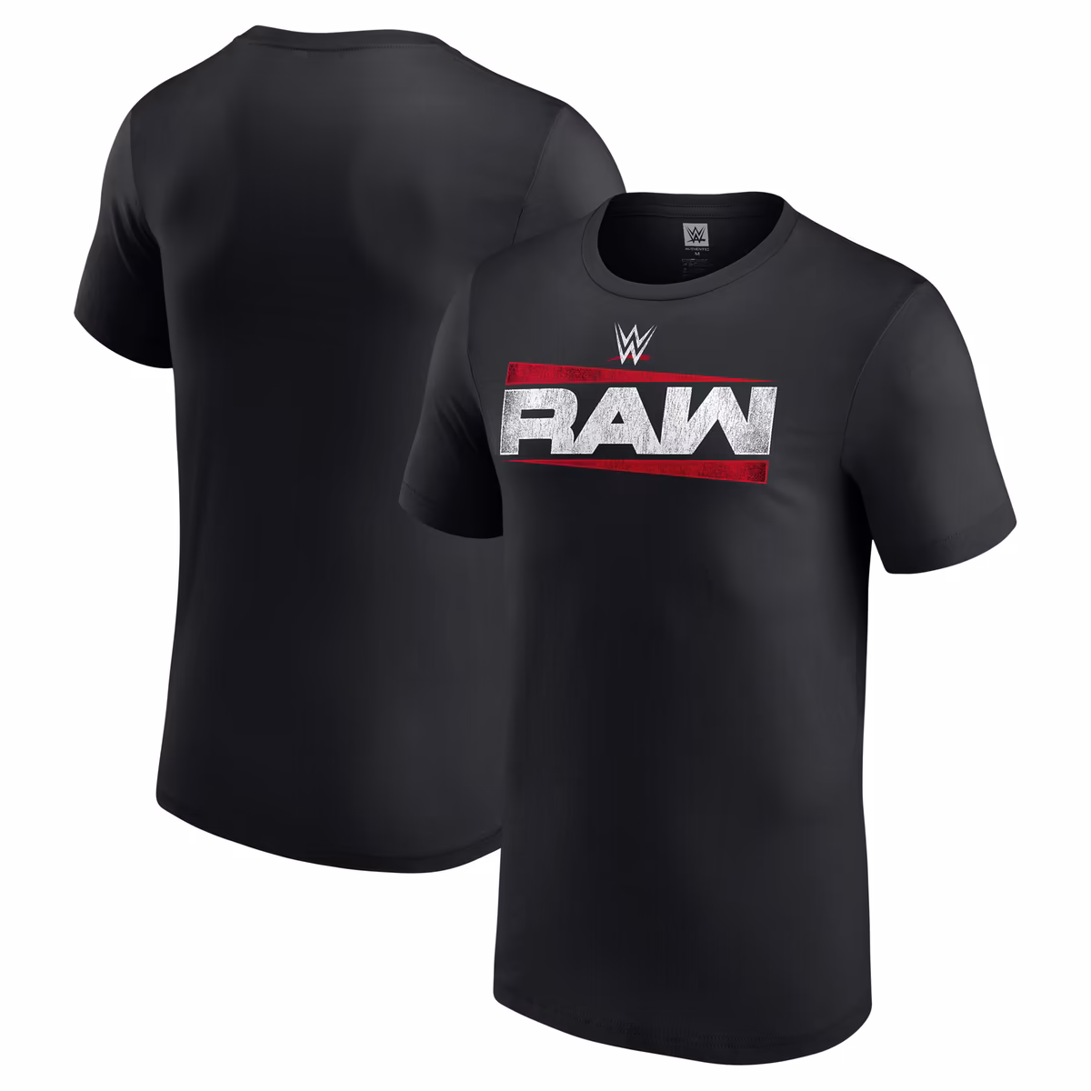Men's Black RAW Distressed Logo T-Shirt 5 Men's Black RAW Distressed Logo T-Shirt
