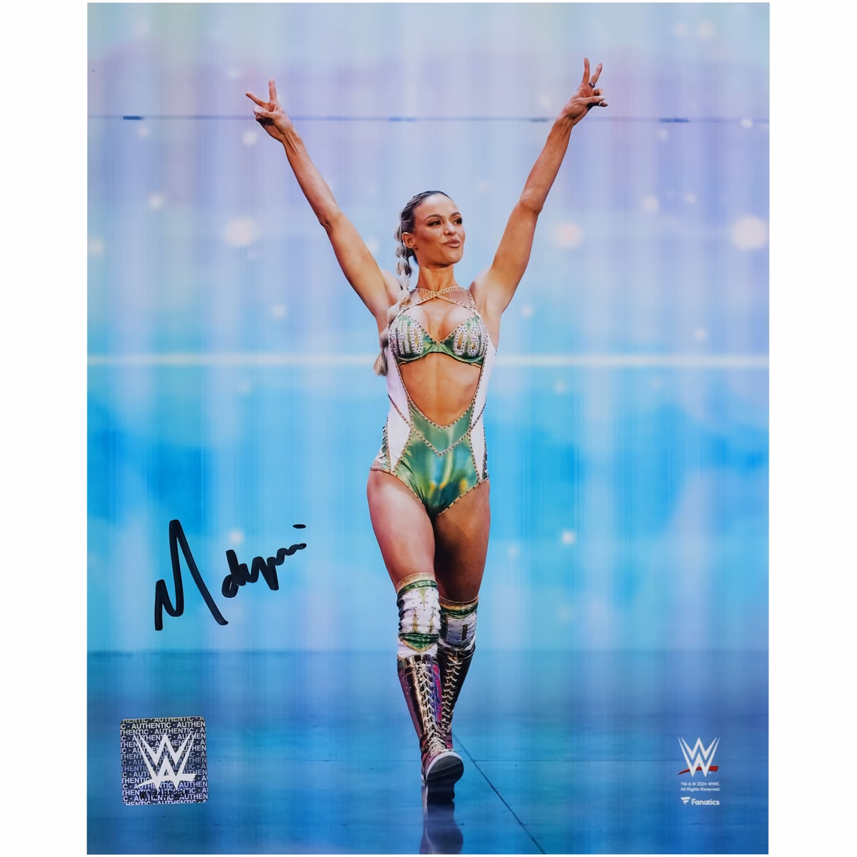 Maxxine Dupri WWE Autographed 8" x 10" Entrance Photograph