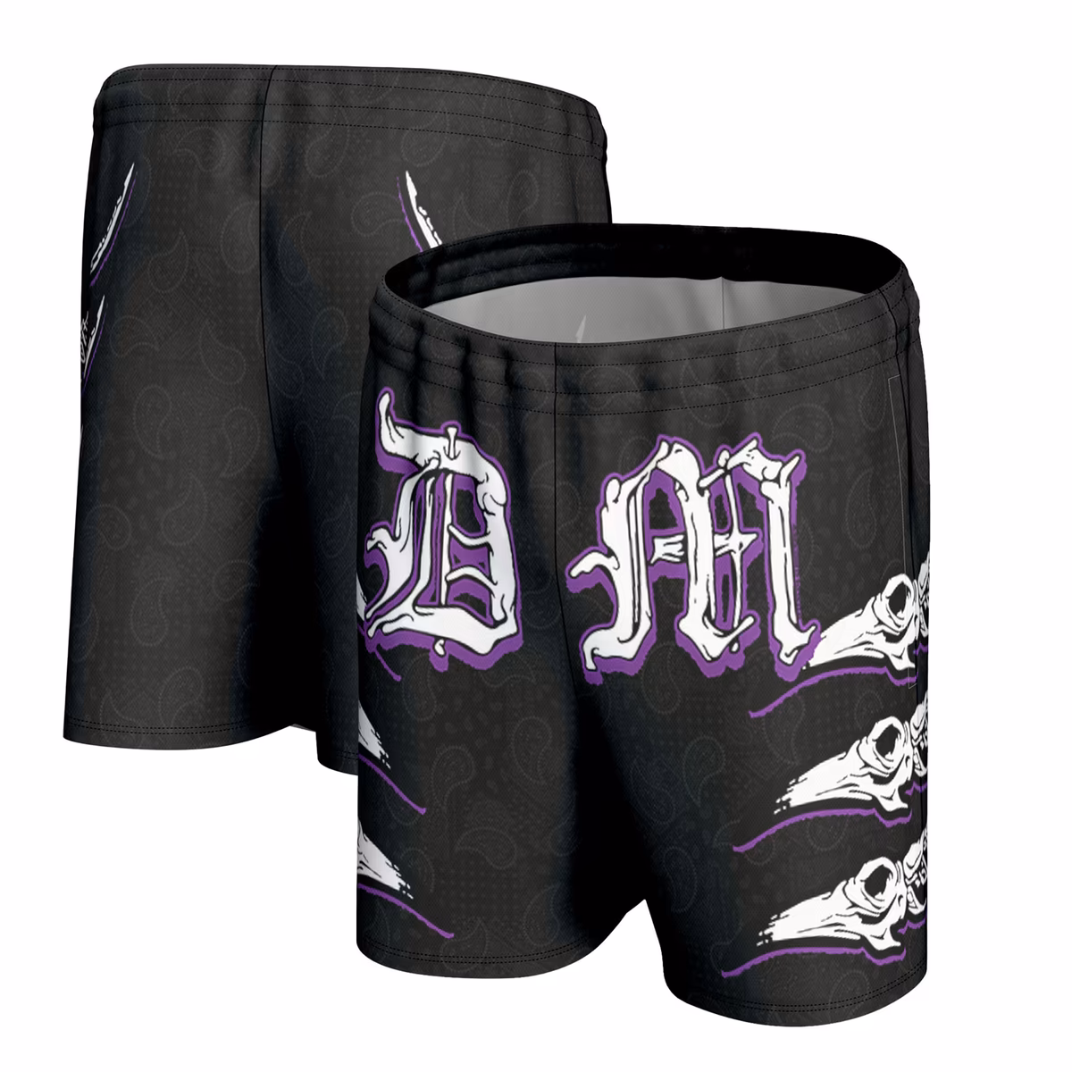 Men's ProSphere Black Dominik Mysterio Entrance Shorts