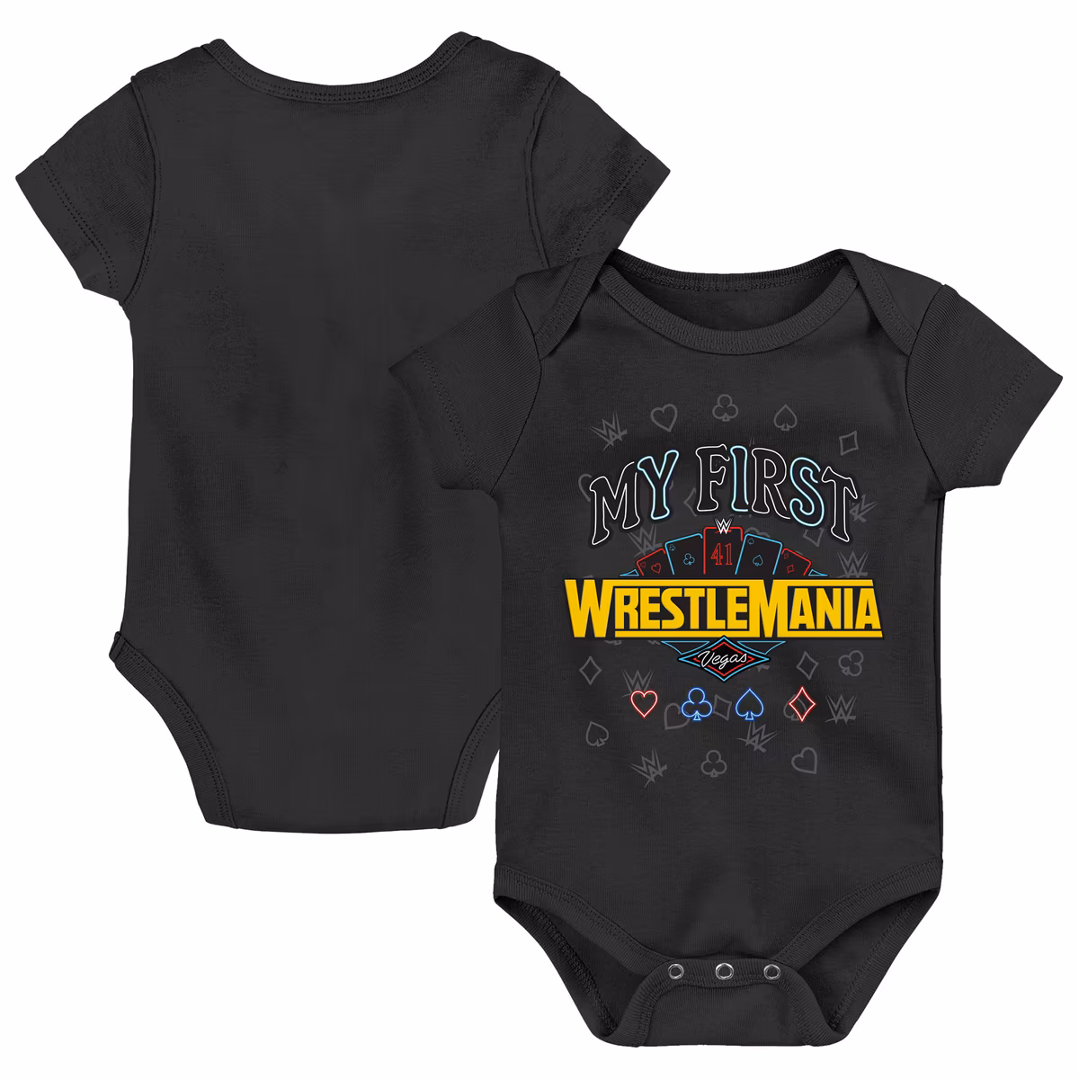 Infant Black WrestleMania 41 My First WrestleMania Bodysuit