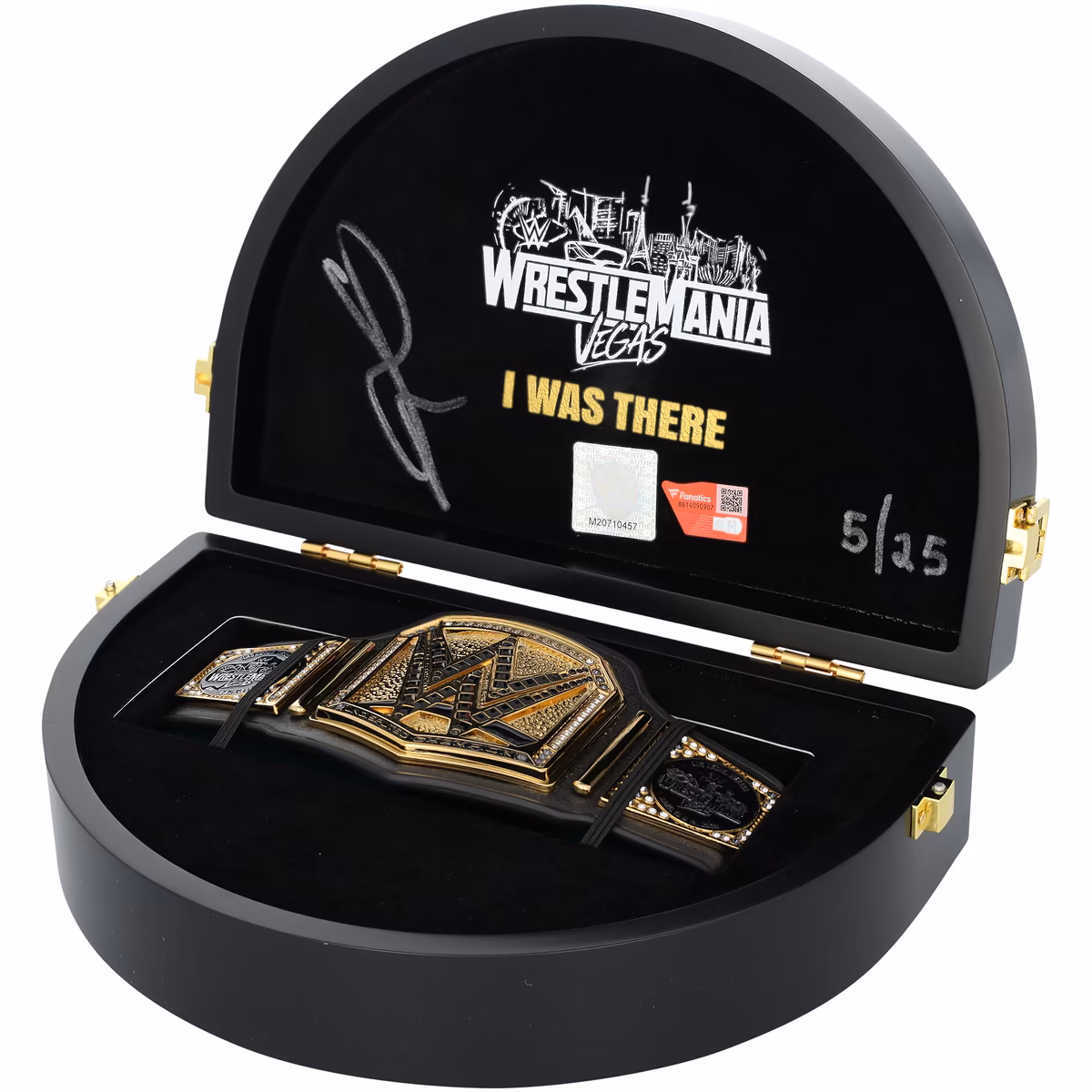 Gunther WWE Autographed WrestleMania 42 Poker Table Mini Title - Limited Edition of 25