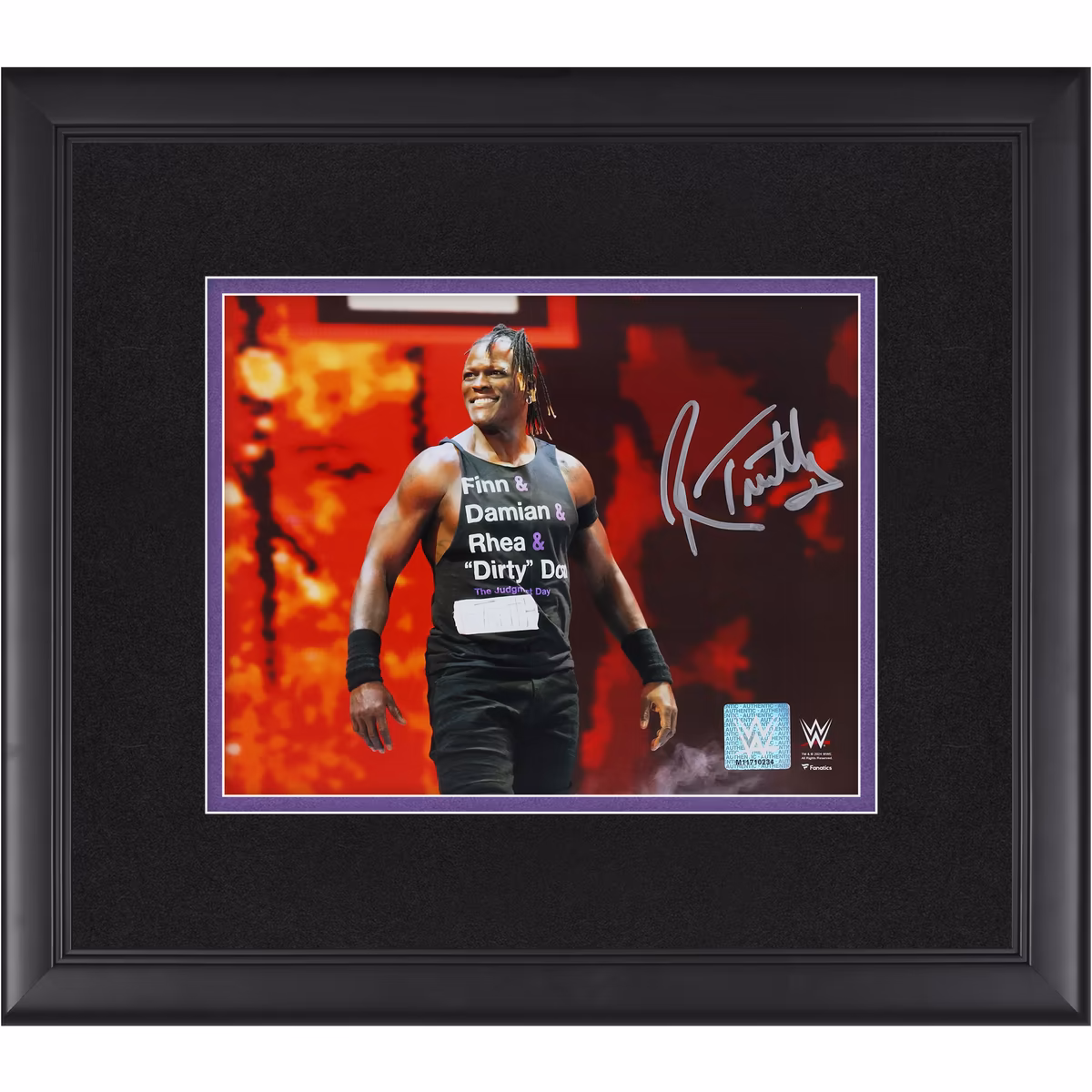 R-Truth WWE Autographed Framed 8" x 10" Entrance Photograph 7 R-Truth WWE Autographed Framed 8" x 10" Entrance Photograph