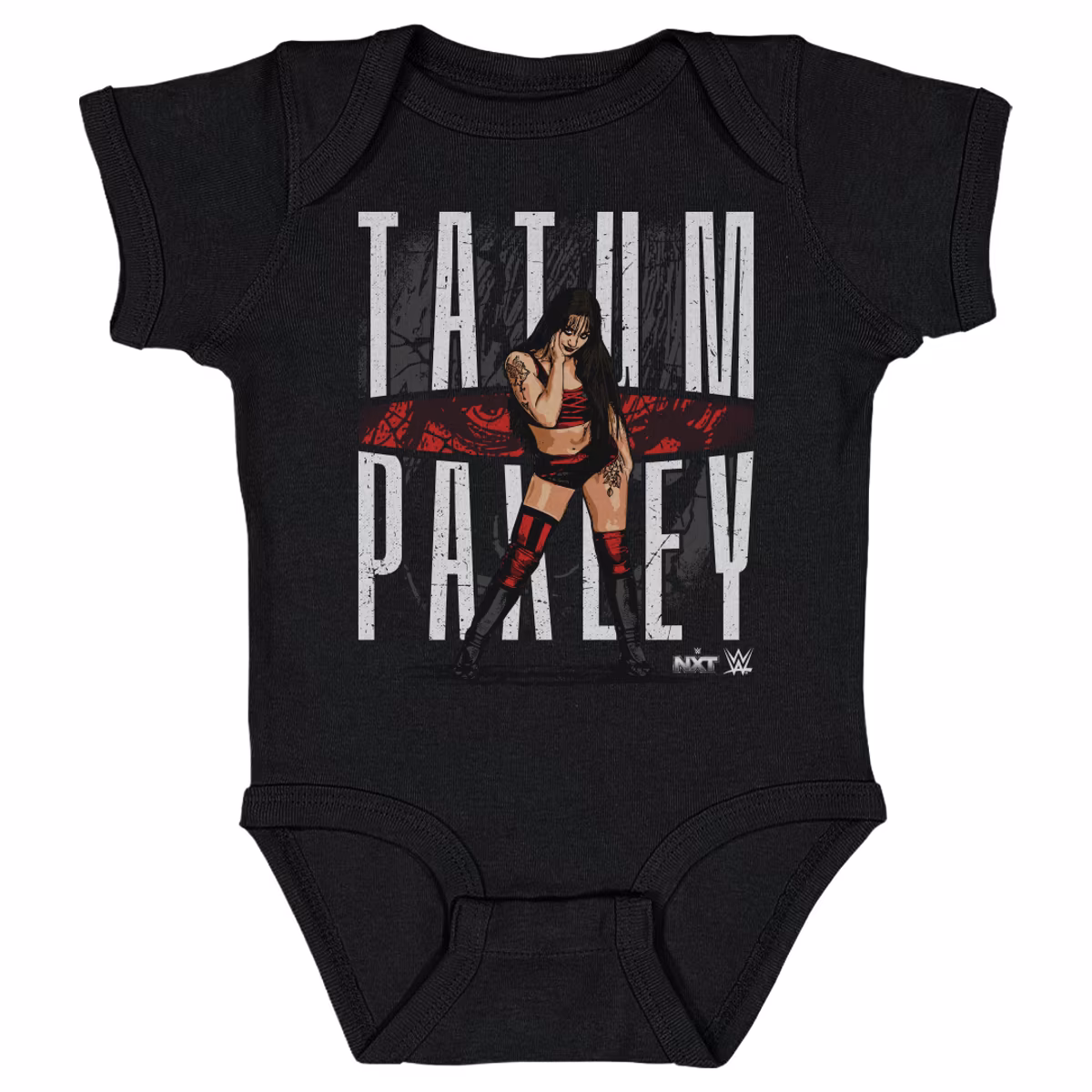 Infant 500 Level  Black Tatum Paxley Eyes Bodysuit