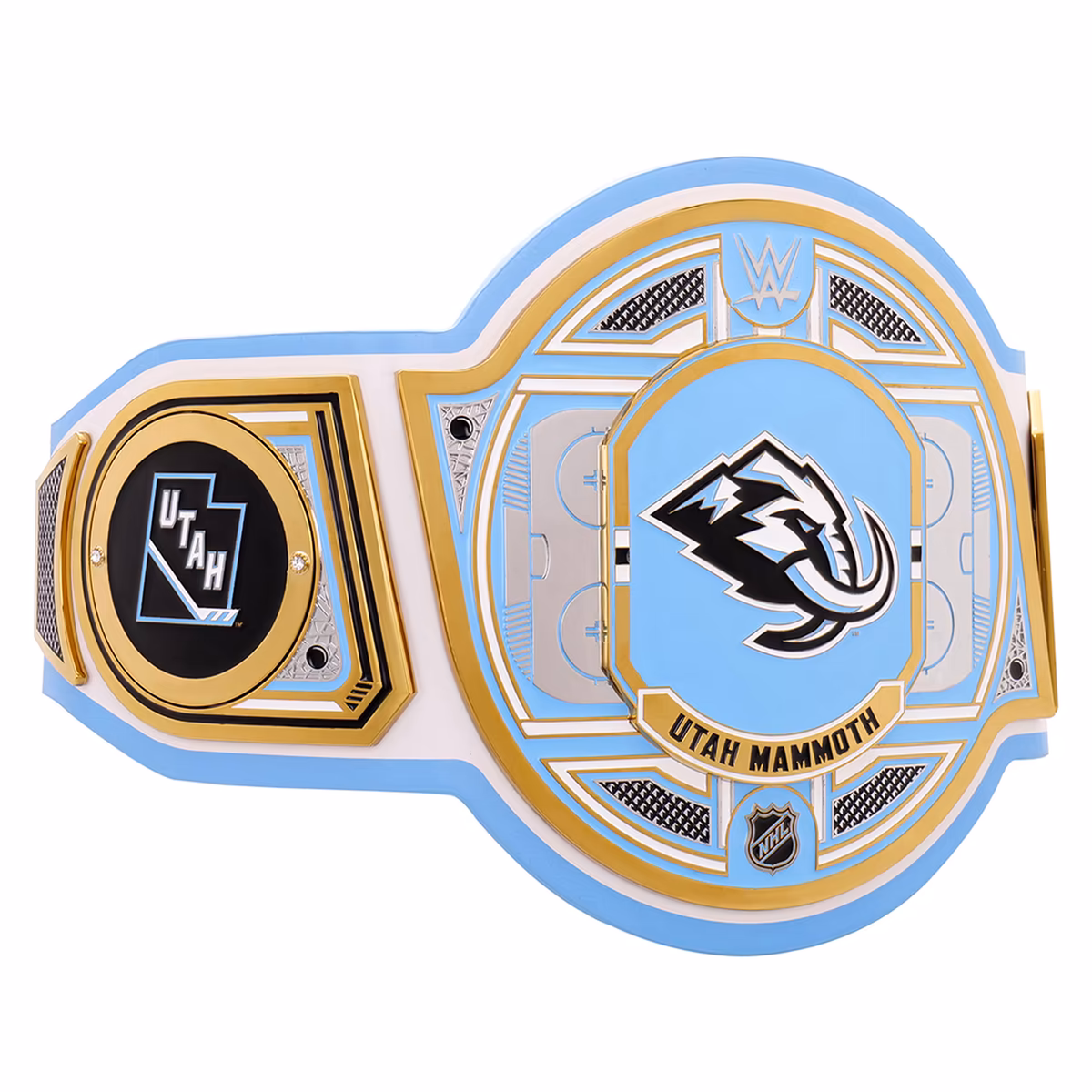 Utah Mammoth WWE Legacy Title Belt 4 Utah Mammoth WWE Legacy Title Belt