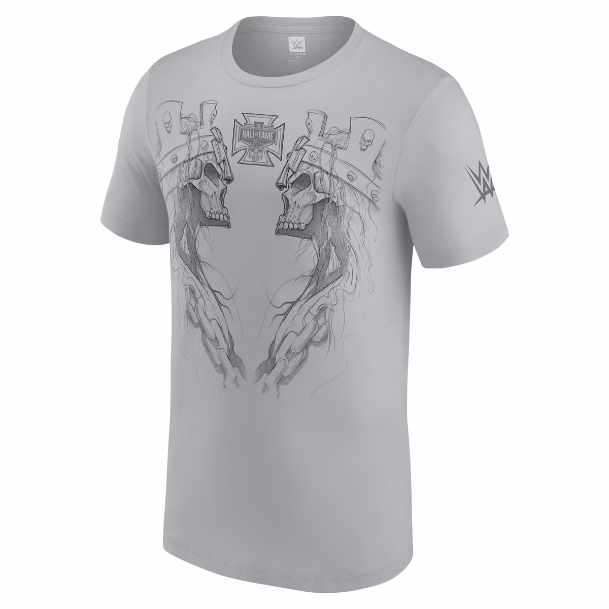 Men's Gray Triple H King of Kings Face-Off T-Shirt 3 Men's Gray Triple H King of Kings Face-Off T-Shirt