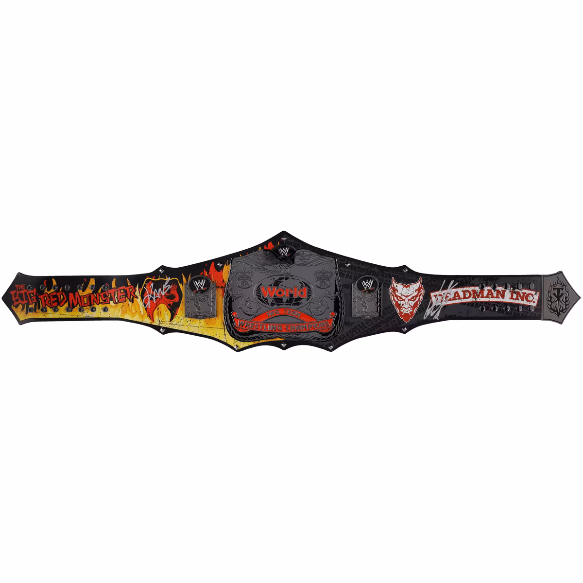 The Undertaker and Kane WWE Autographed Brothers of Destruction Replica Title Belt 9 The Undertaker and Kane WWE Autographed Brothers of Destruction Replica Title Belt