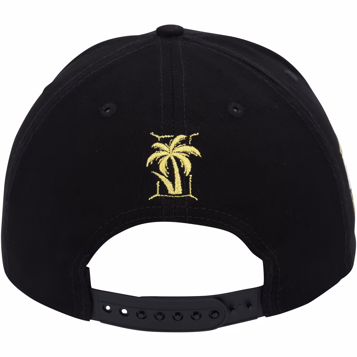 Jey Uso WWE Autographed Black/Gold YEET Snapback Cap 5 Jey Uso WWE Autographed Black/Gold YEET Snapback Cap