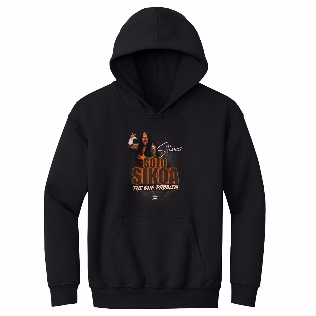 Youth 500 Level Black Solo Sikoa The One Problem Pullover Hoodie 2 Youth 500 Level Black Solo Sikoa The One Problem Pullover Hoodie