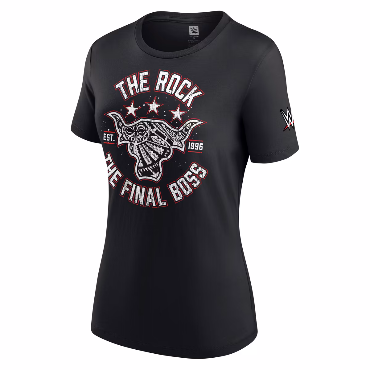 Women's Black The Rock The Final Boss T-Shirt 3 Women's Black The Rock The Final Boss T-Shirt