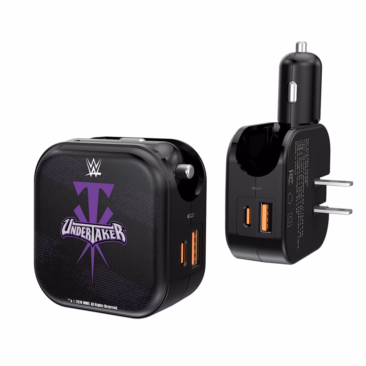 Keyscaper Black The Undertaker 2-In-1 USB A/C Charger 1 Keyscaper Black The Undertaker 2-In-1 USB A/C Charger