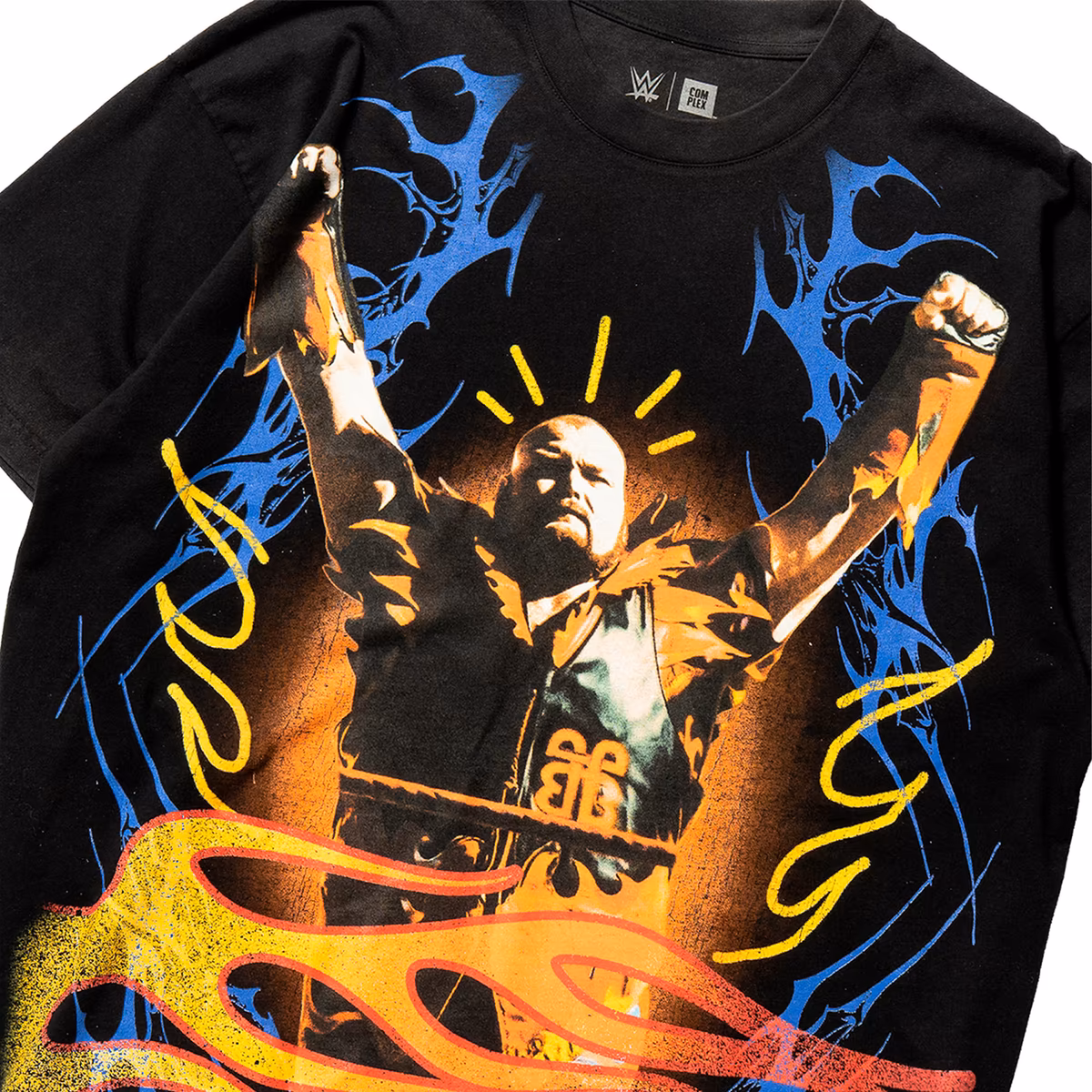 Unisex Complex x WWE Black Bam Bam Bigelow T-Shirt 5 Unisex Complex x WWE Black Bam Bam Bigelow T-Shirt