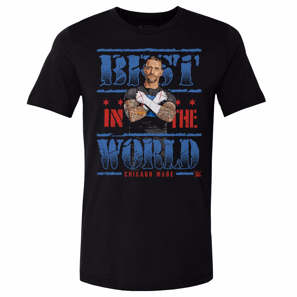 Men's 500 Level Black CM Punk Best in the World T-Shirt 1 Men's 500 Level Black CM Punk Best in the World T-Shirt