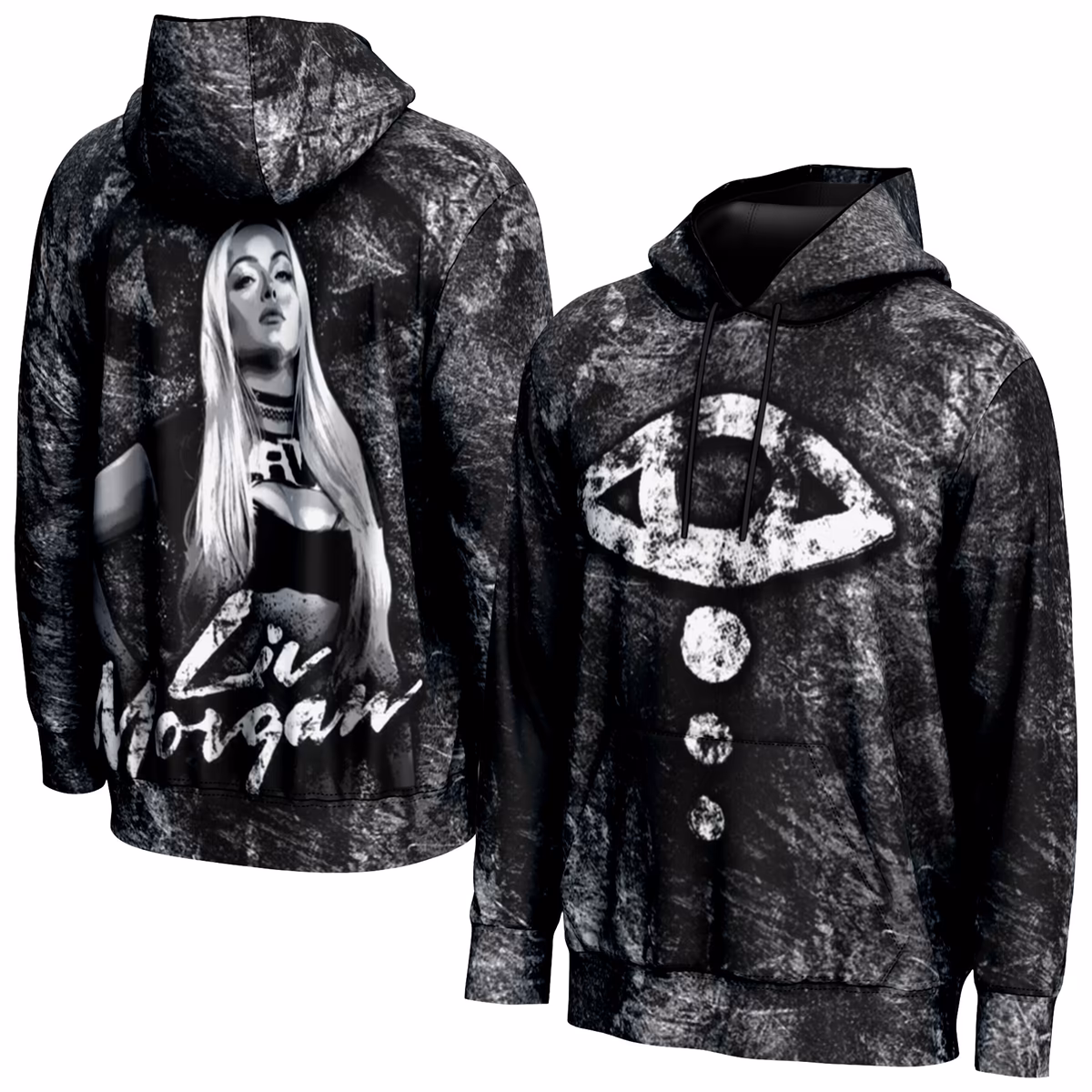 Youth ProSphere Black Liv Morgan Superstar Pullover Hoodie 2 Youth ProSphere Black Liv Morgan Superstar Pullover Hoodie