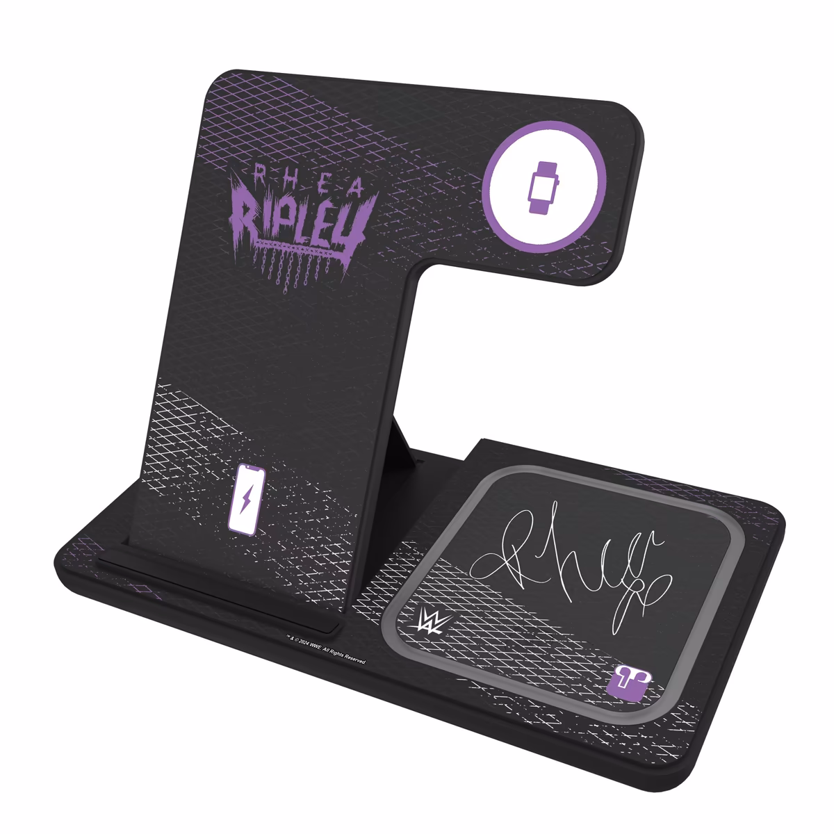 Keyscaper Black Rhea Ripley 3-In-1 Charging Station
