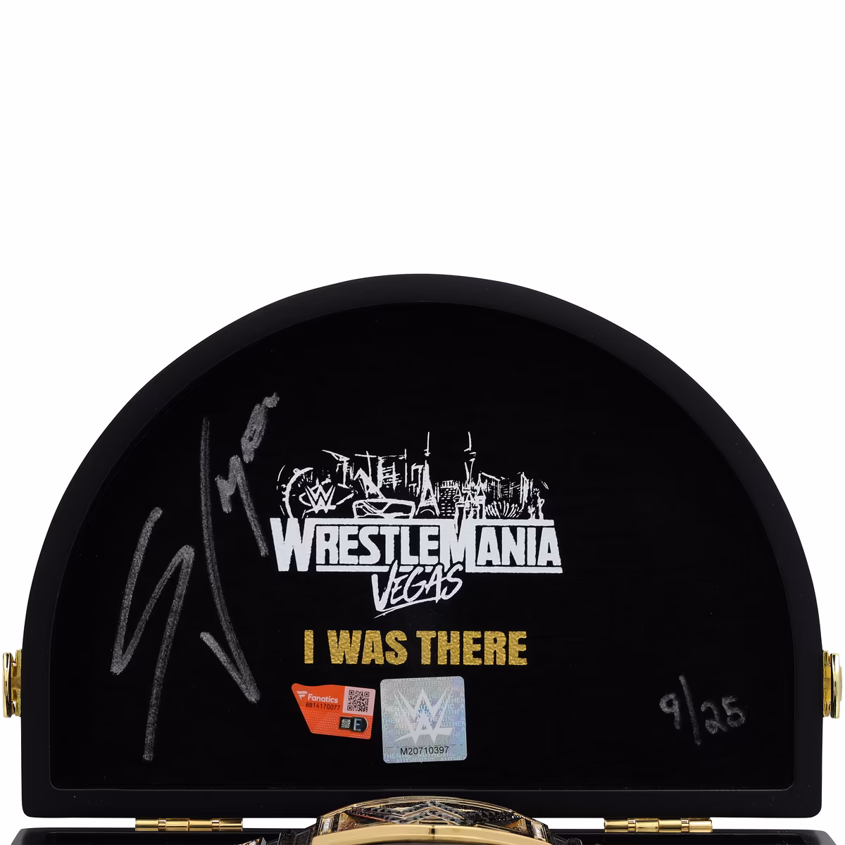 Stephanie Vaquer WWE Autographed WrestleMania 42 Poker Table Mini Title - Limited Edition of 25 3 Stephanie Vaquer WWE Autographed WrestleMania 42 Poker Table Mini Title - Limited Edition of 25