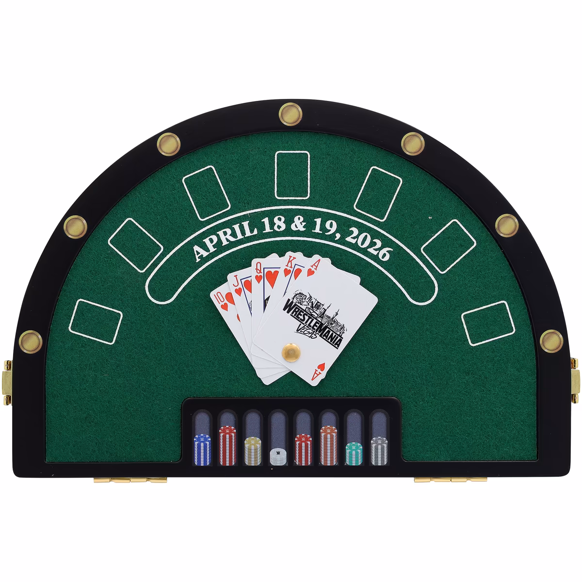 Stephanie Vaquer WWE Autographed WrestleMania 42 Poker Table Mini Title - Limited Edition of 25 5 Stephanie Vaquer WWE Autographed WrestleMania 42 Poker Table Mini Title - Limited Edition of 25