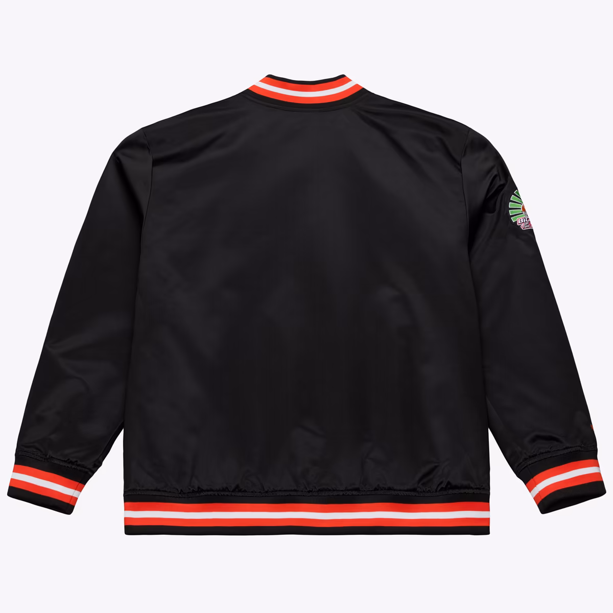 Men's Mitchell & Ness Black SummerSlam 2026 Lightweight Full-Snap Satin Jacket 3 Men's Mitchell & Ness Black SummerSlam 2026 Lightweight Full-Snap Satin Jacket