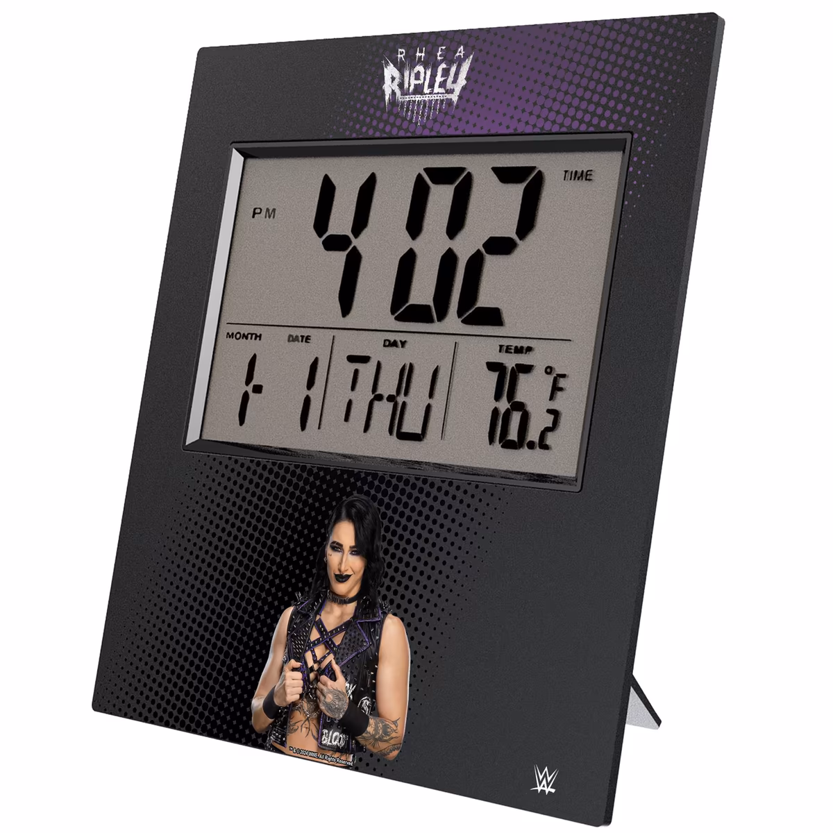 Keyscaper Rhea Ripley Digital Desk & Wall Clock